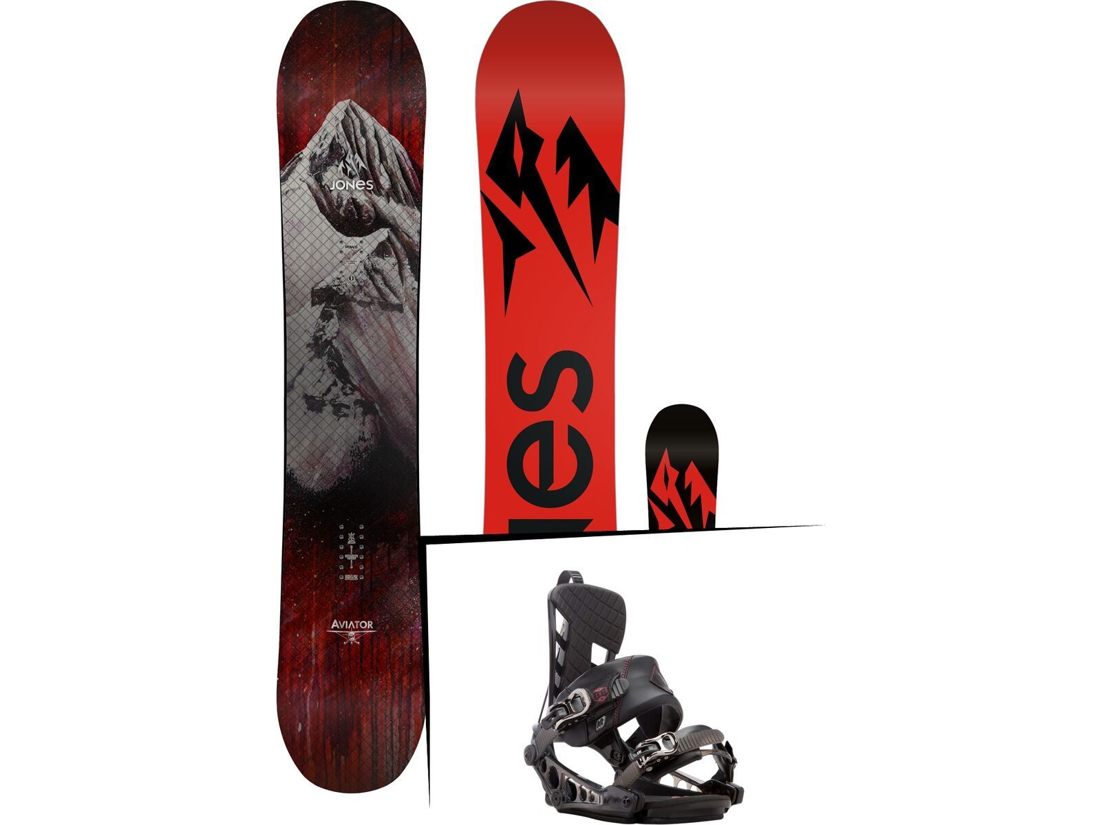 Set: Jones Aviator 2017 + K2 Cinch CTS (1728762S) | Bild 1