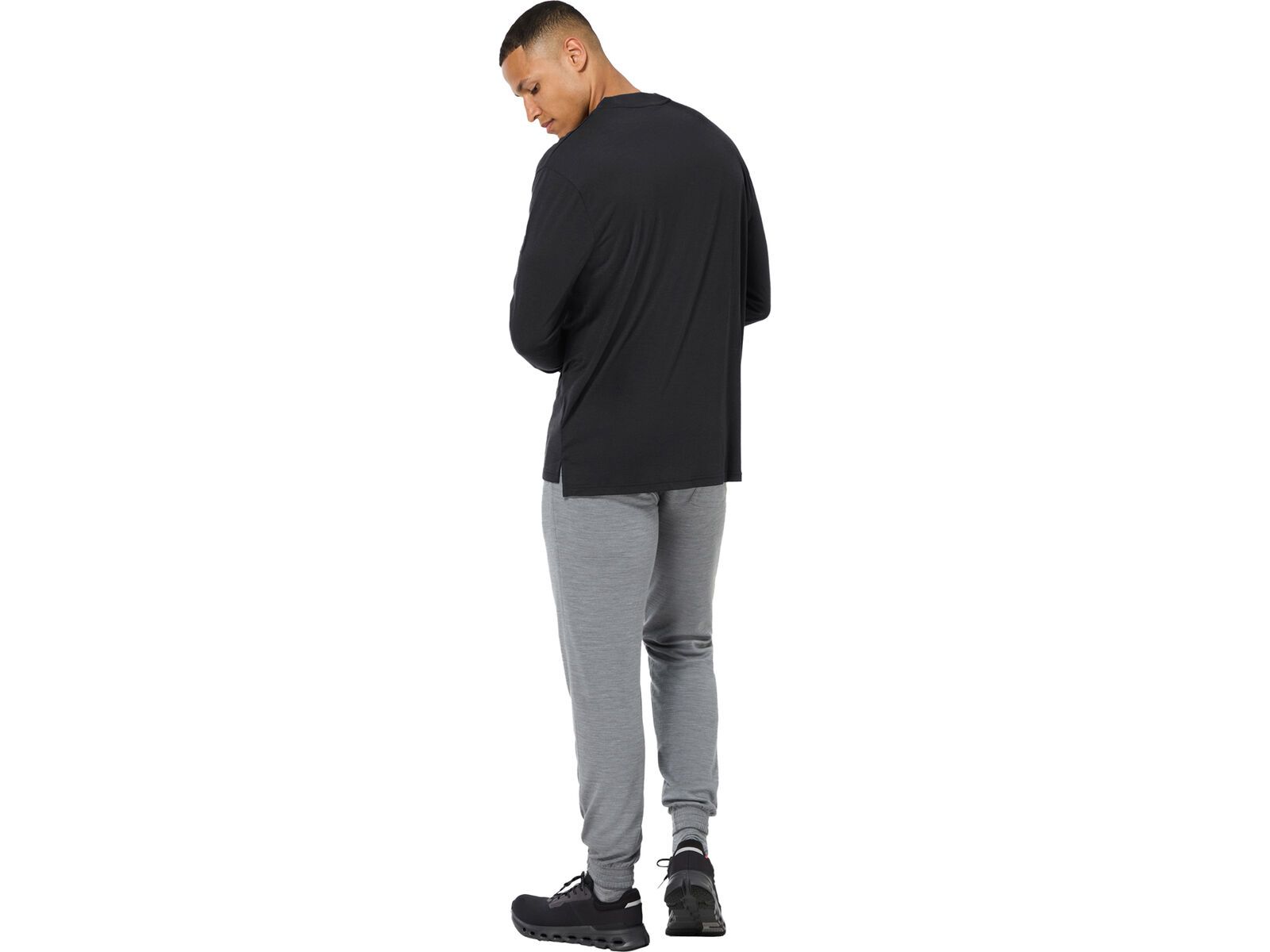 super.natural M Casual Rib Bio J LS, jet black | Bild 4