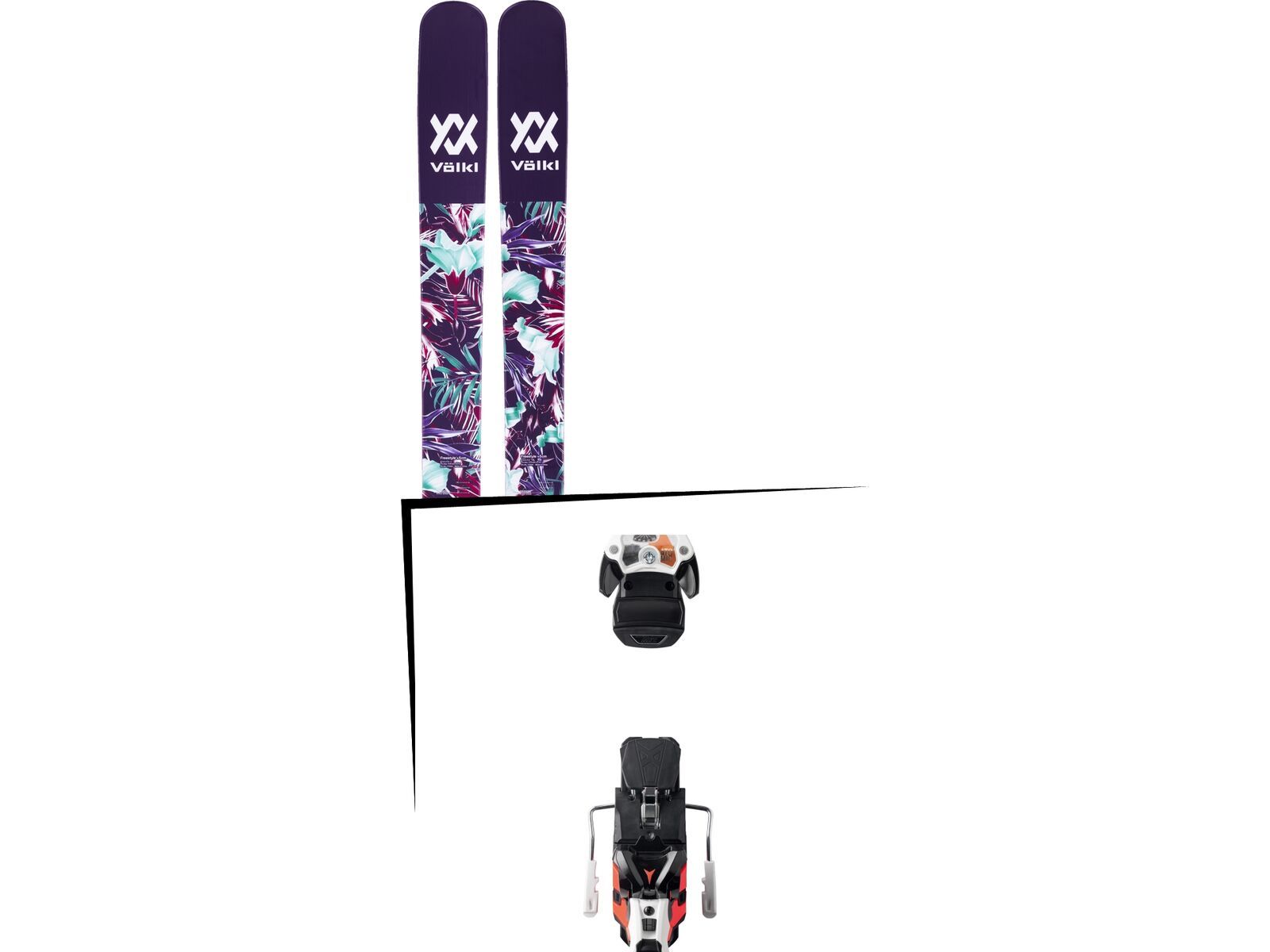 Set: Völkl Bash 116 W 2018 + Atomic Warden MNC 13 white/black/orange | Bild 1