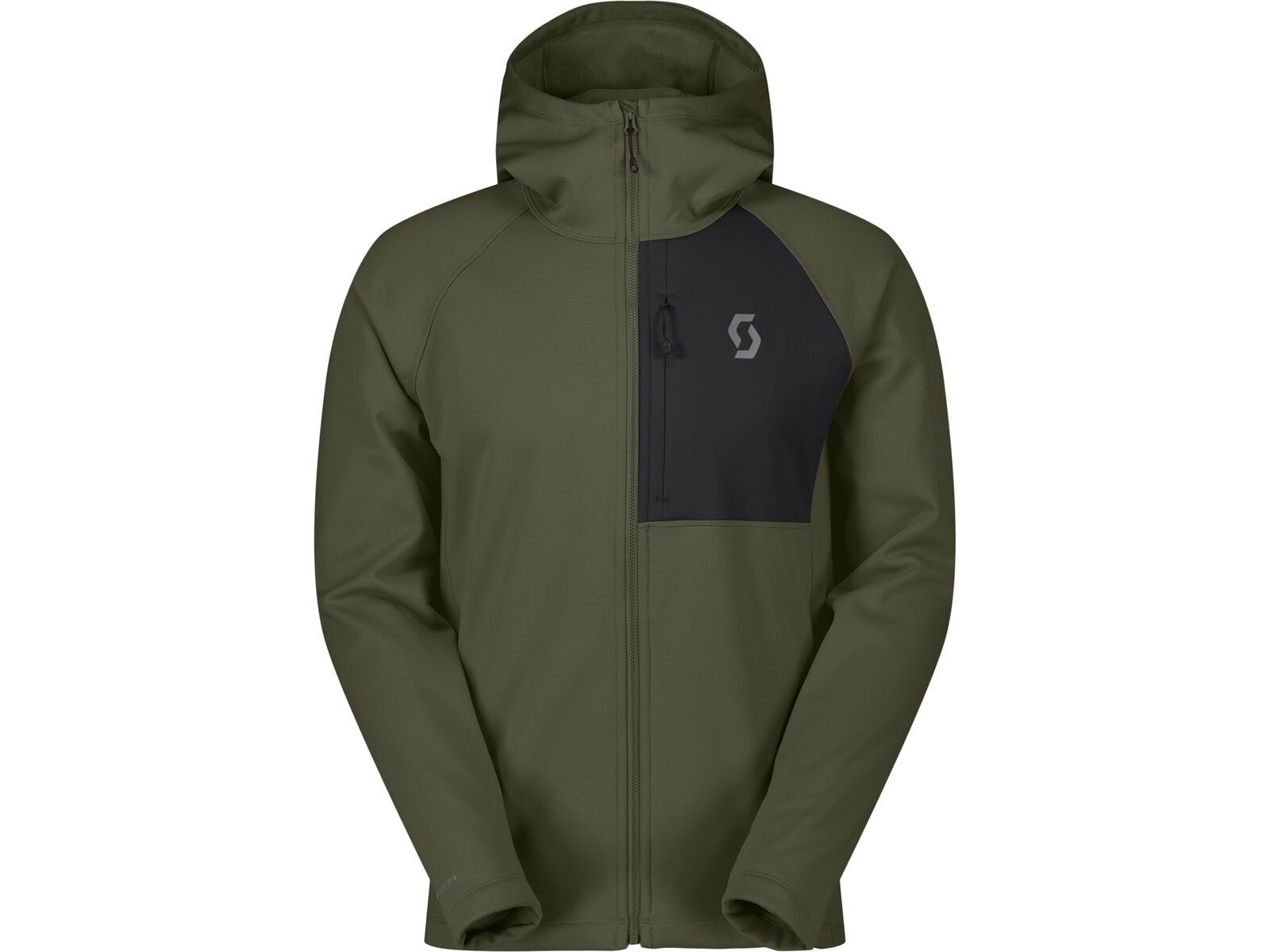 Scott Defined Warm Zip Men's Hoody, douglas green/black | Bild 1