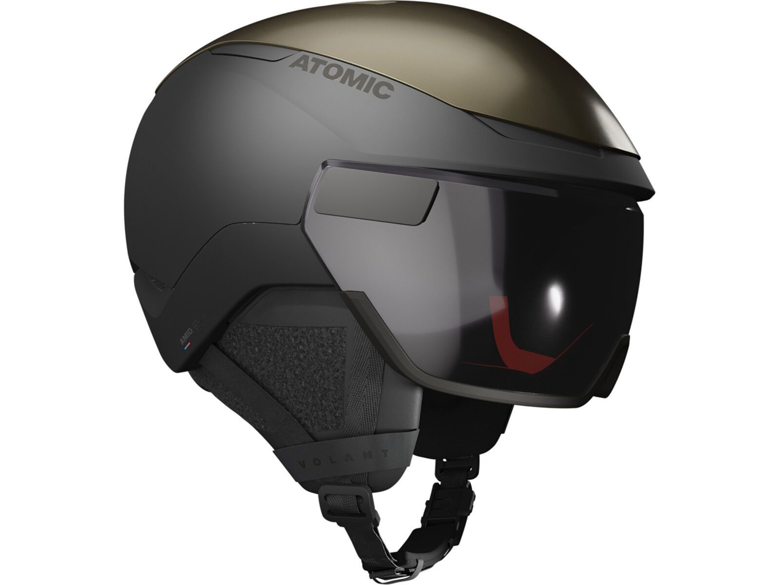 Atomic Volant Visor, Silver HD / champ gold/metallic | Bild 3