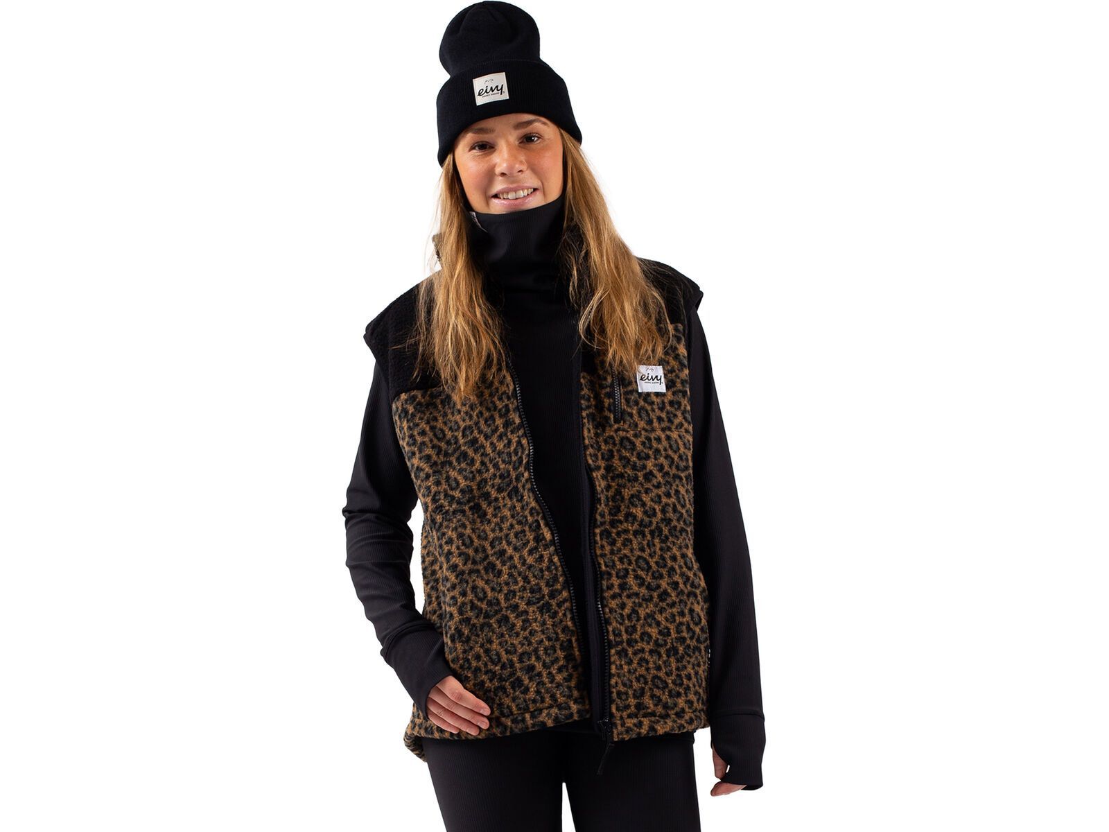 Eivy Lumberjackie Sherpa Vest, leopard | Bild 1