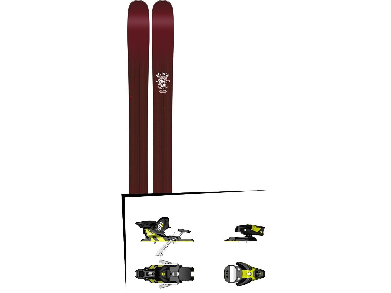 K2 SKI Set: Pettitor 2016 + Salomon STH2 WTR 13 | Bild 1