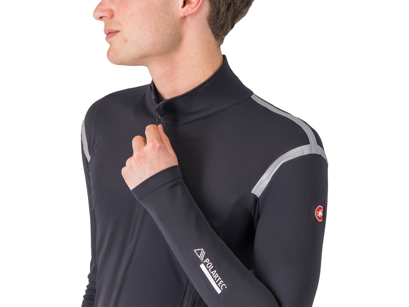 Castelli Perfetto RoS 3 Jacket, light black/silver reflex | Bild 3