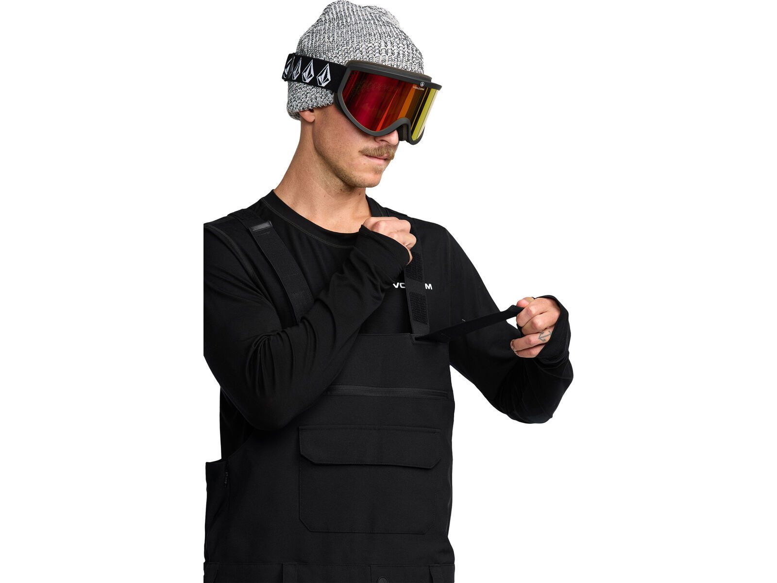 Volcom Roan Bib Overall, black | Bild 5
