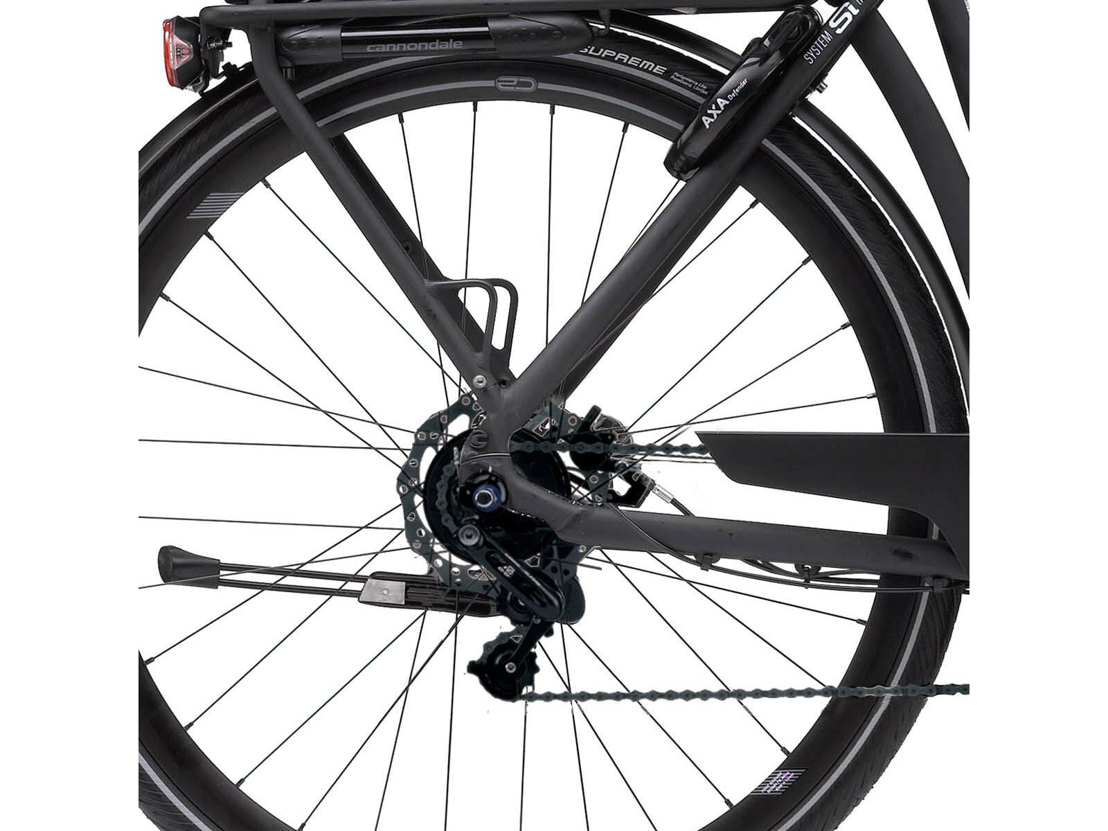 Cannondale E-Series 1 Headshok Step Trough Alfine 300Wh. New HMI, jet black matte | Bild 4