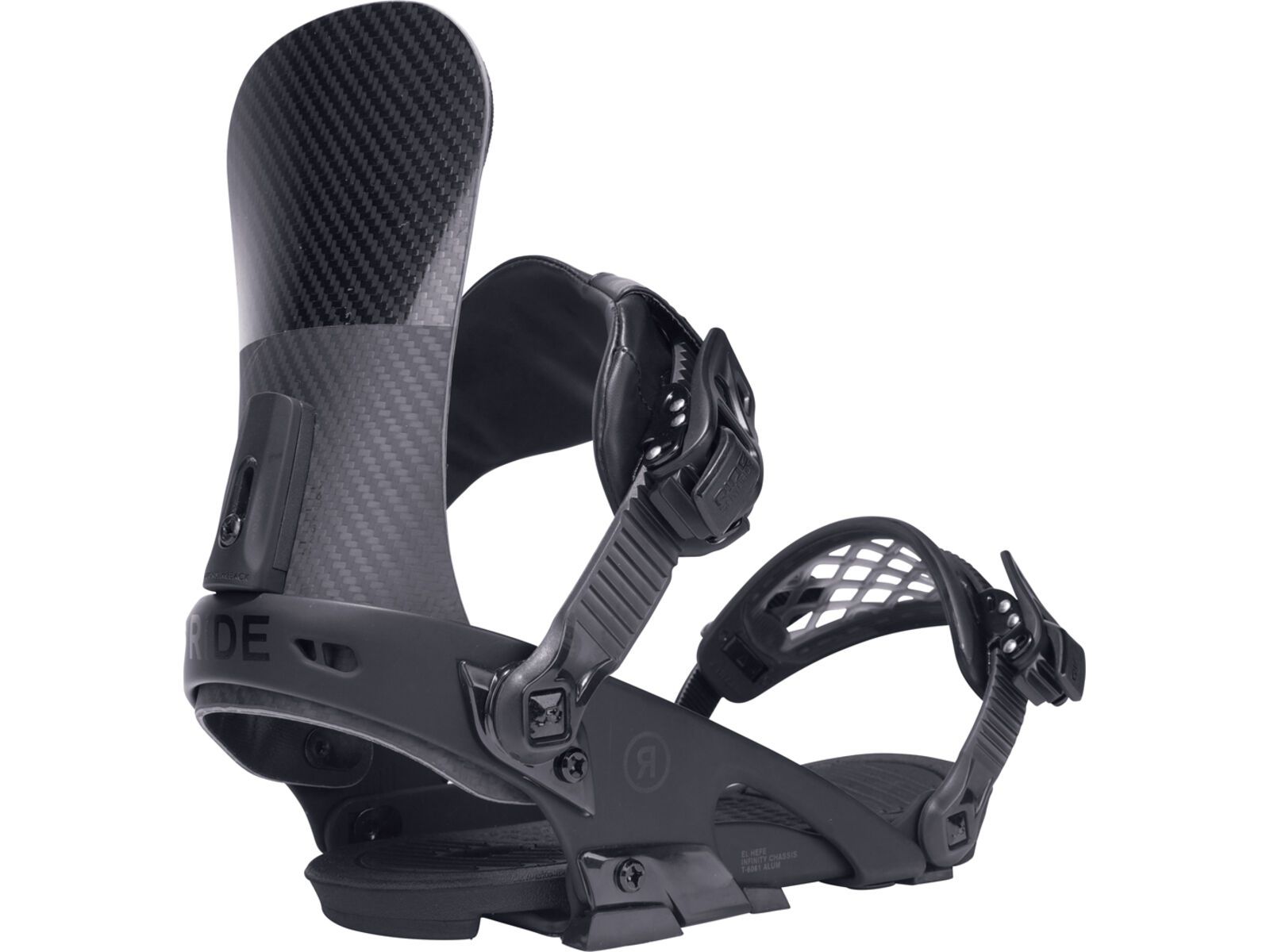 Set: Nitro Ueberspoon 2017 + Ride El Hefe, black - Snowboardset | Bild 3
