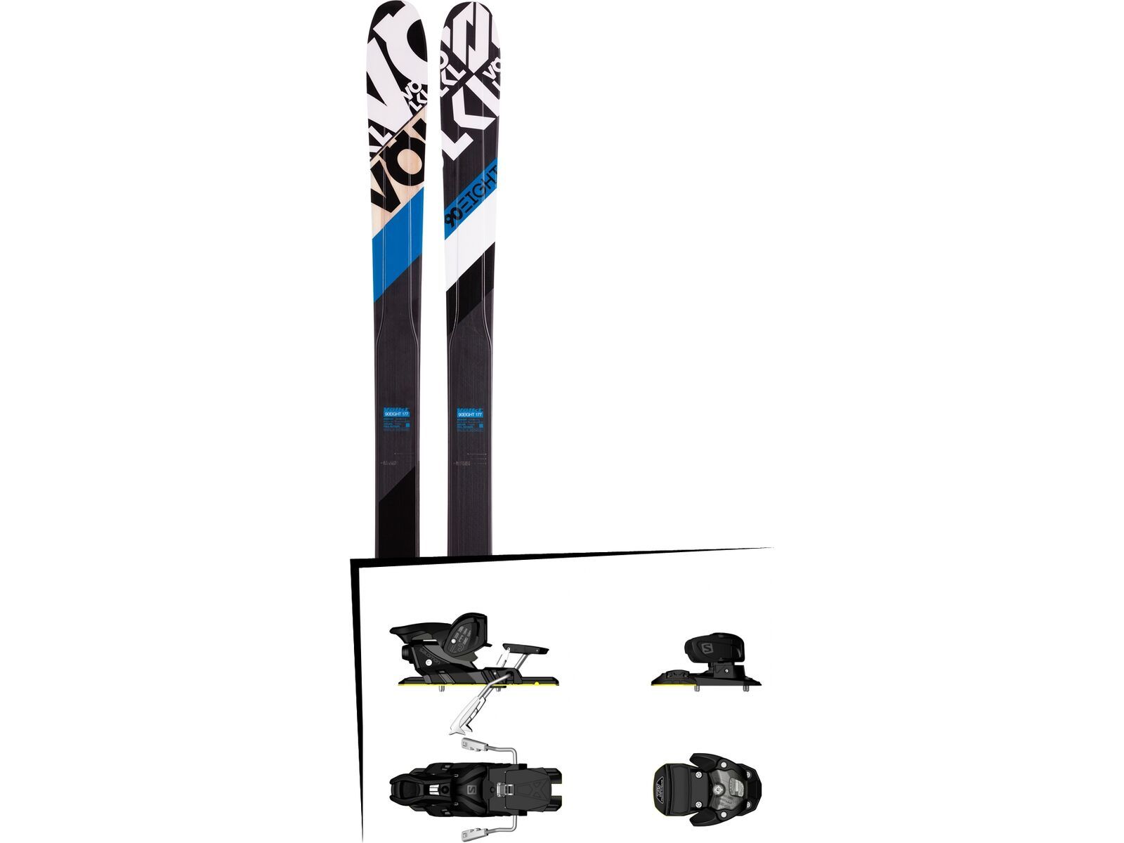 Völkl Set: 90 Eight 2016 + Salomon Warden MNC 13 | Bild 1
