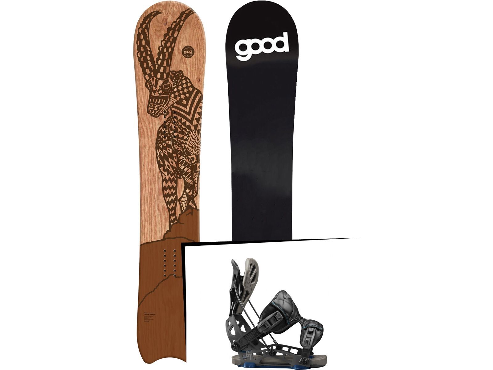 Set: goodboards Capra 2017 + Flow NX2-GT (1718315S) | Bild 1