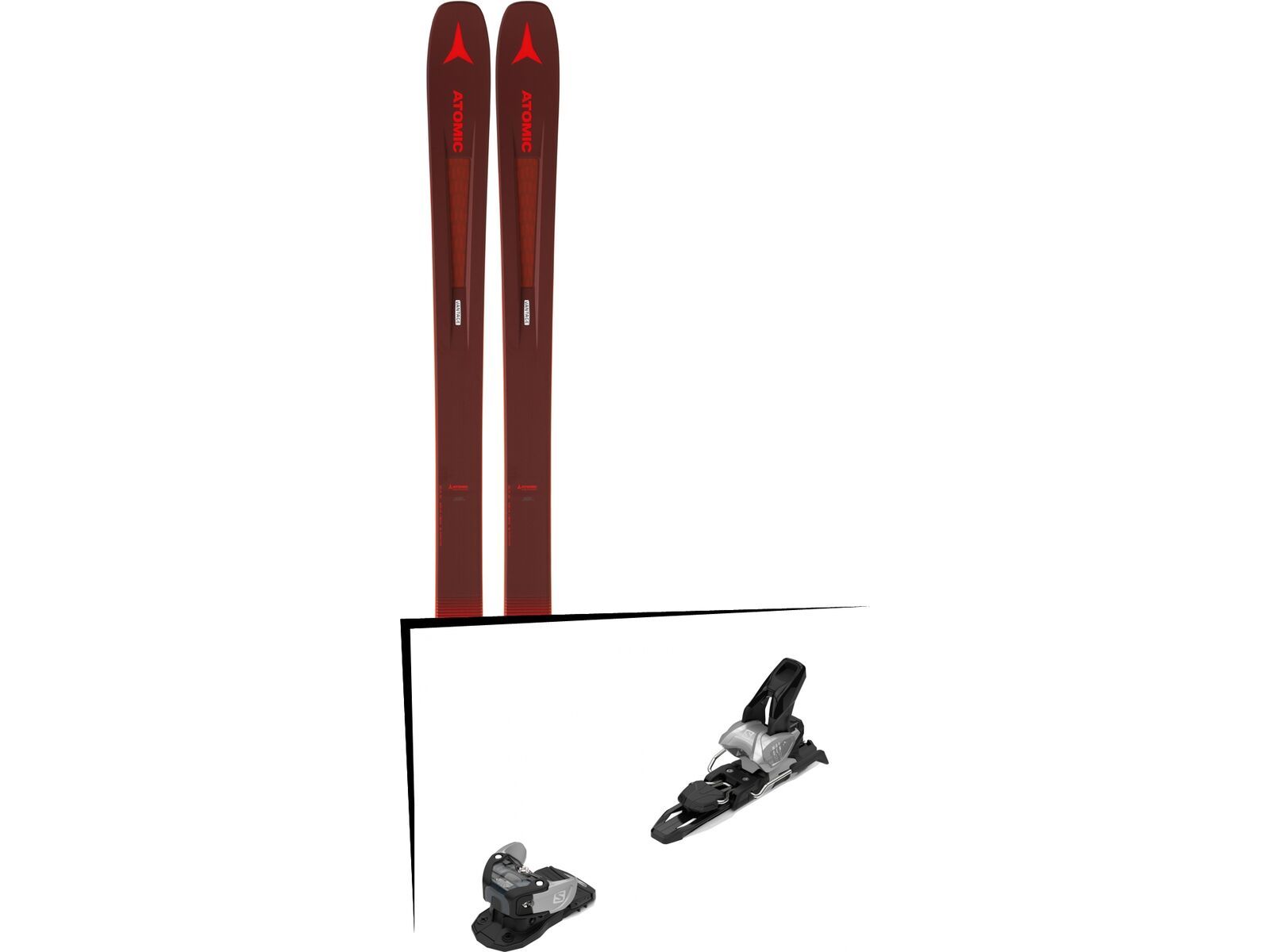 Set: Atomic Vantage 97 TI 2019 + Salomon Warden MNC 11 silver/black | Bild 1
