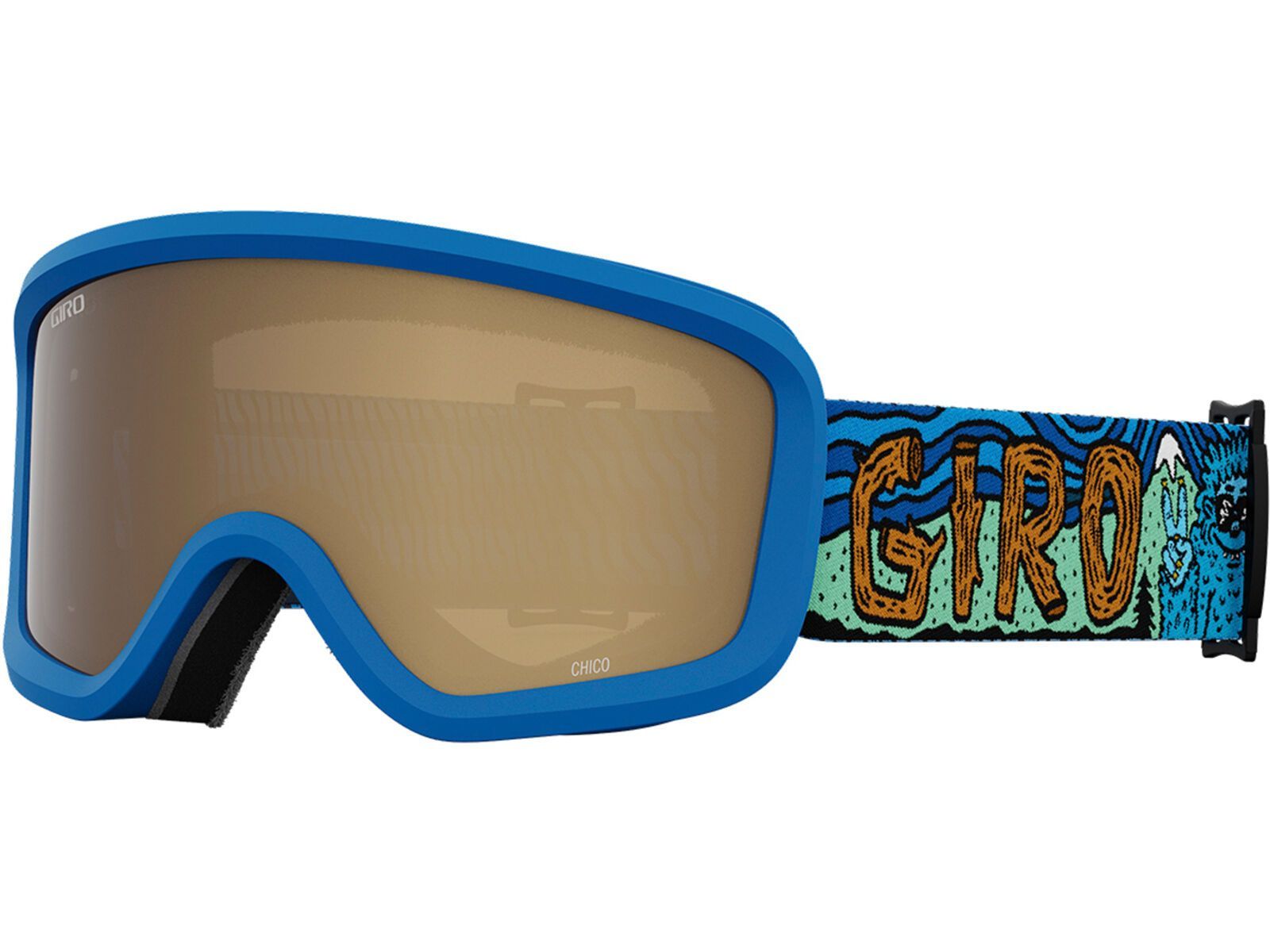 Giro Chico 2.0 Grey Cobalt, blue shreddy yeti | Bild 1