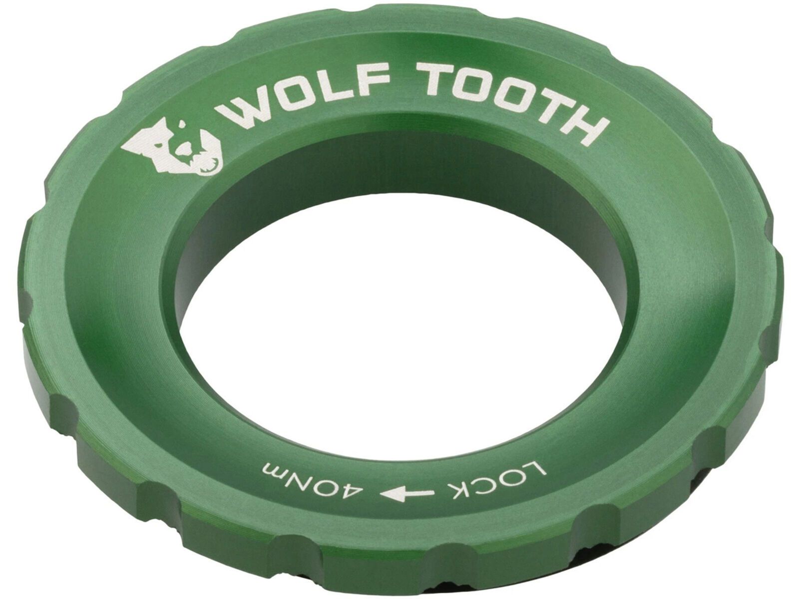 Wolf Tooth Centerlock Rotor Lockring, green | Bild 1