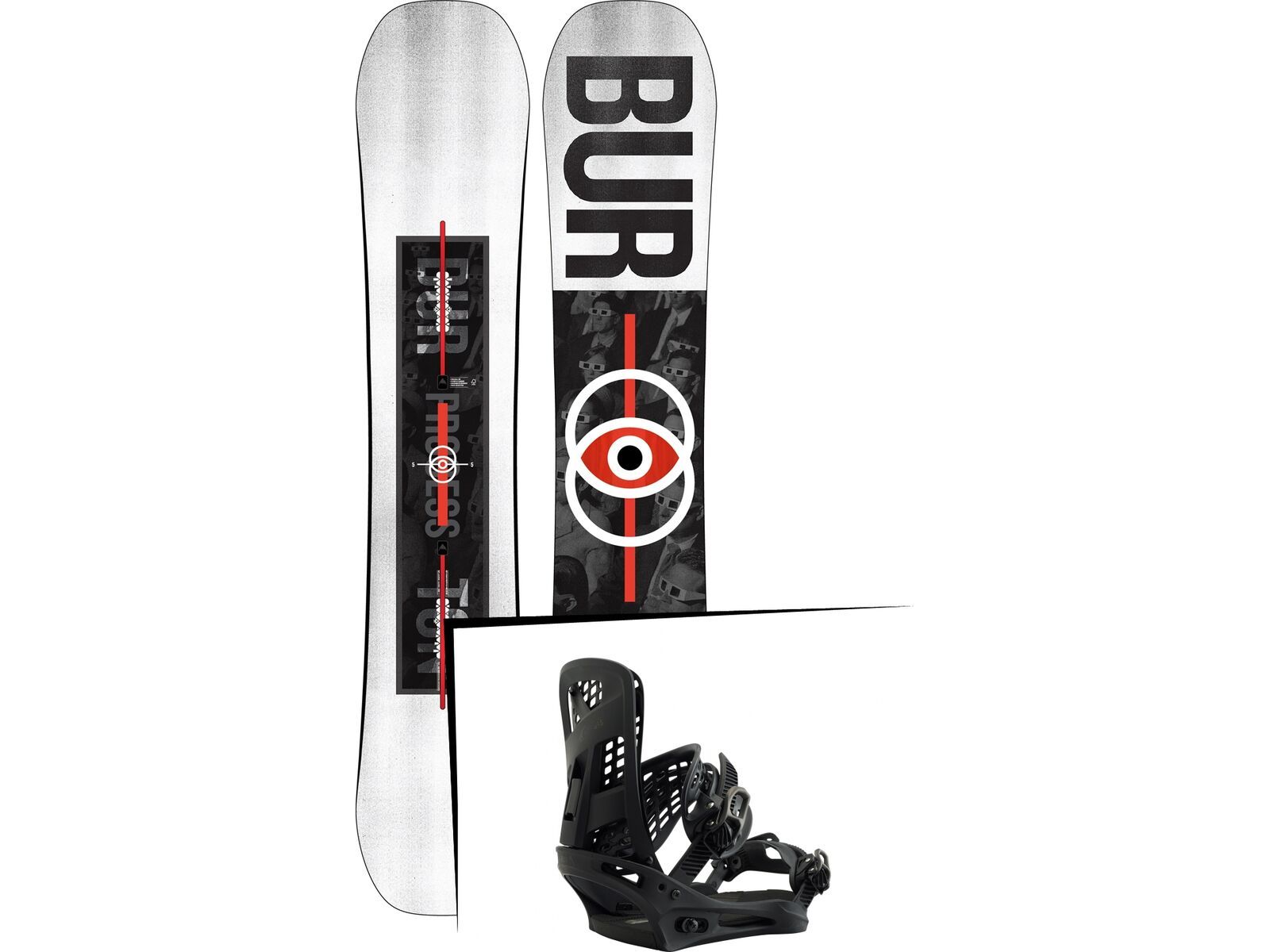 Set: Burton Process 2019 + Burton Genesis matty black | Bild 1