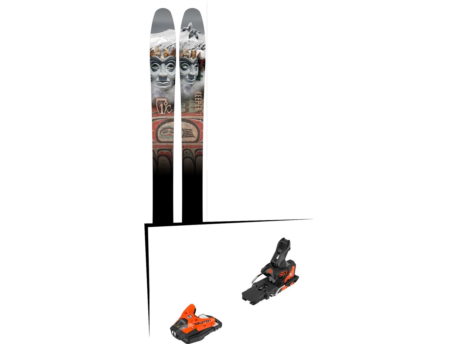 Set: Icelantic Keeper 2016 + Salomon STH2 WTR 13 (2212358) | Bild 1