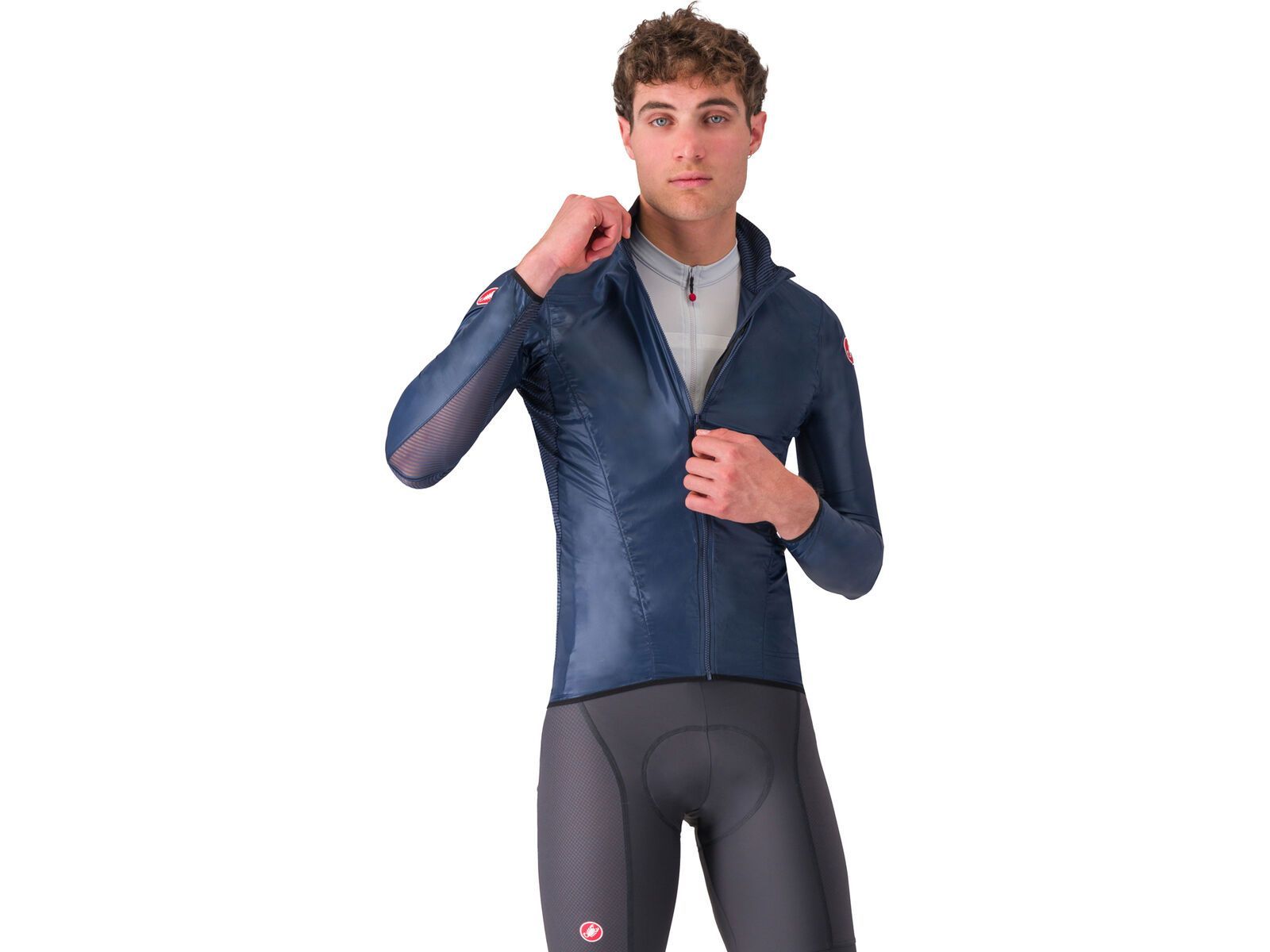 Castelli Aria Shell Jacket, belgian blue | Bild 1