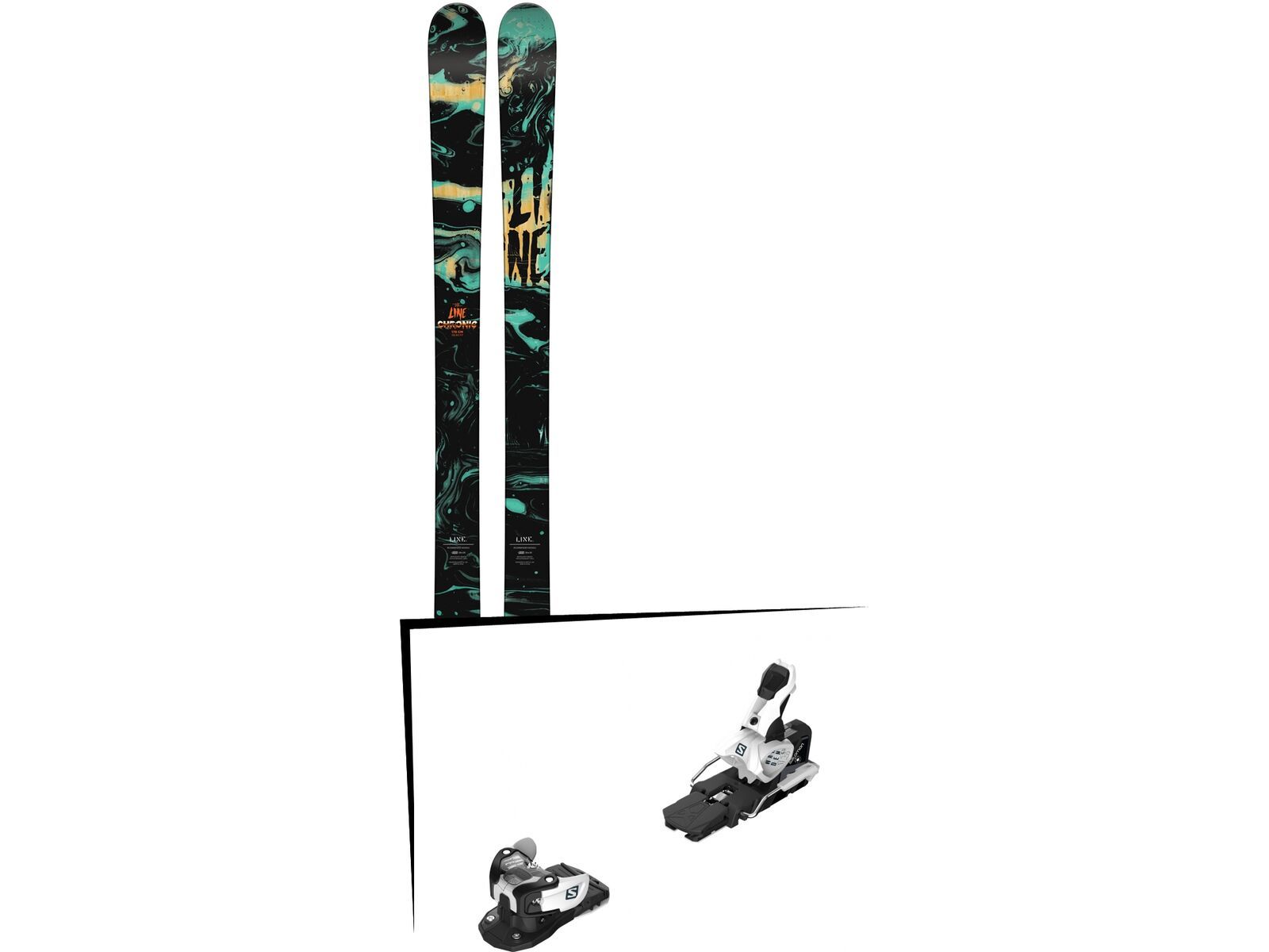 Set: Line Chronic 2018 + Salomon Warden MNC 13 white/black | Bild 1