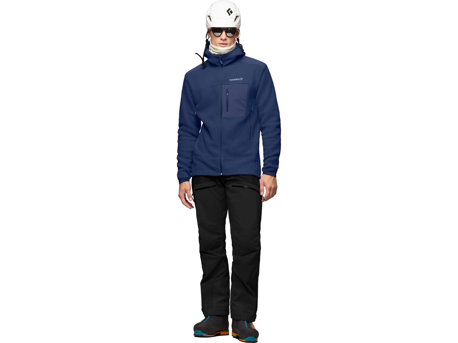 Norrona trollveggen warm3 Zip Hood M's, indigo night | Bild 8