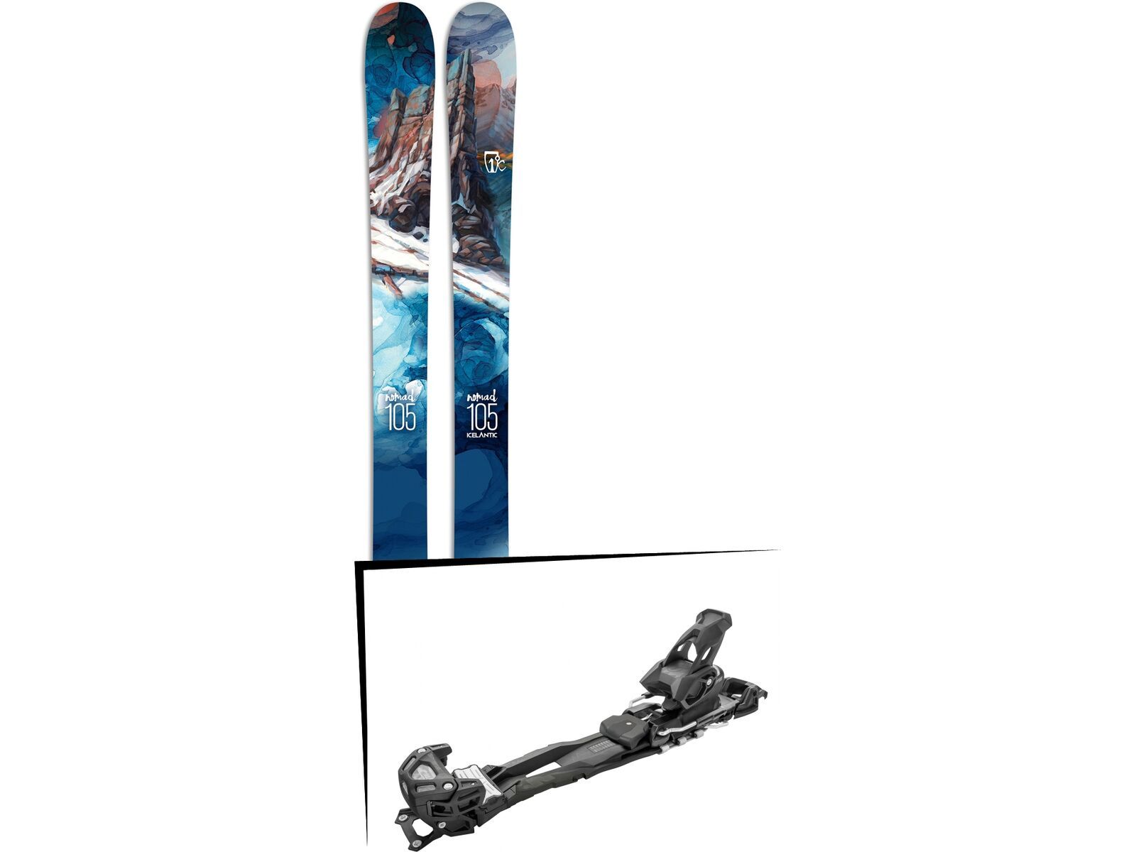 Set: Icelantic Nomad 105 2017 + Tyrolia Adrenalin 13 (1715217S) | Bild 1