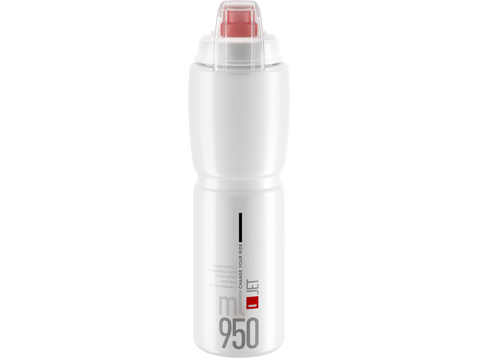 Elite Jet Plus - 950 ml, transparent-rot | Bild 1