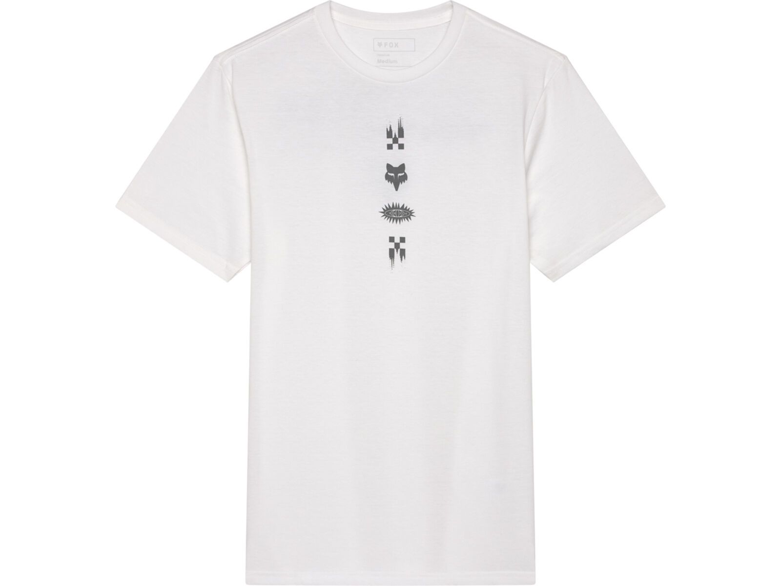 Fox Checkered SS Prem Tee, optic white | Bild 1