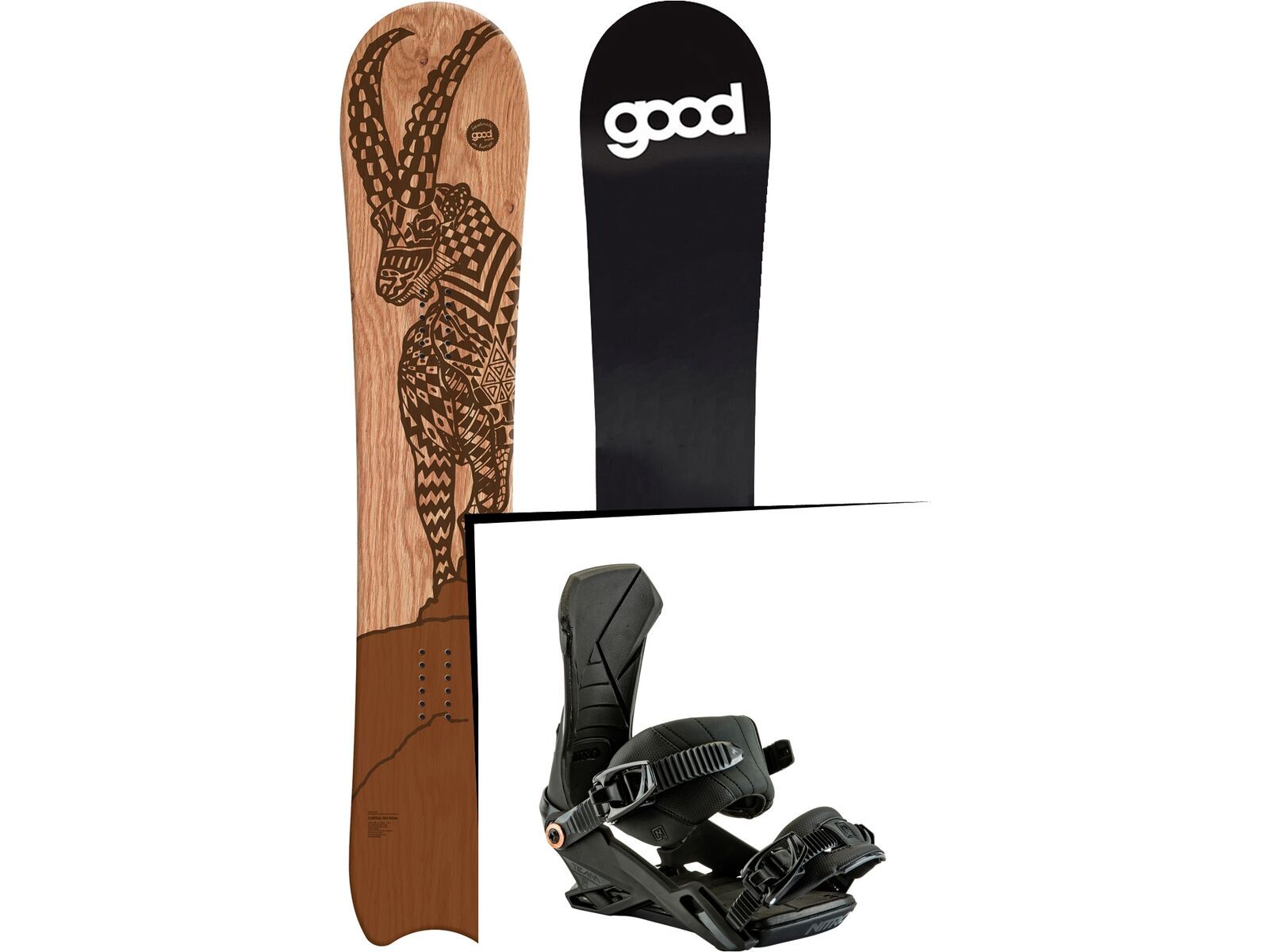 Set: goodboards Capra 2017 + Nitro Team (1691157S) | Bild 1