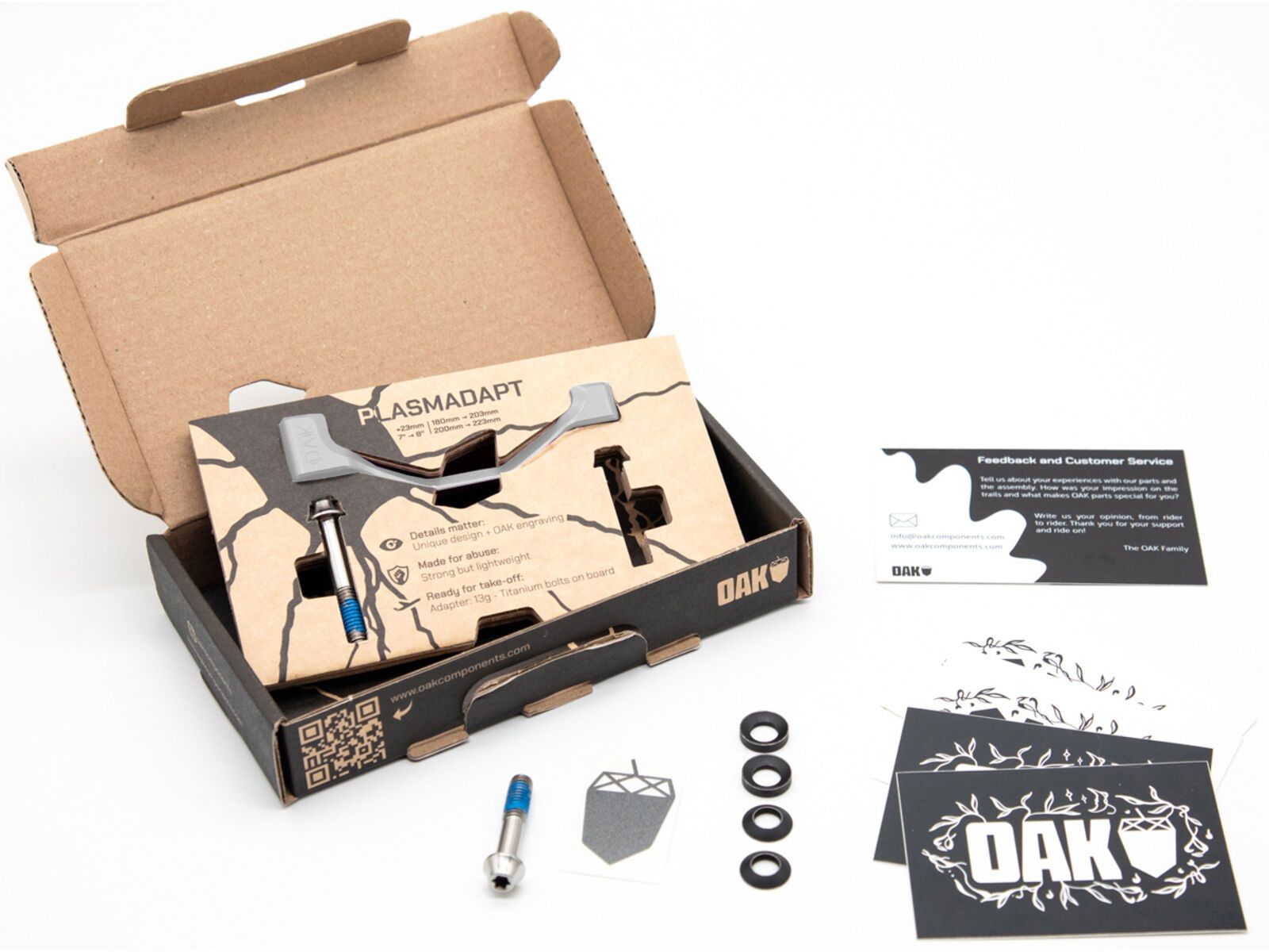 OAK Components Plasmadapt Bremsadapter PM +23 mm, kashgold | Bild 5