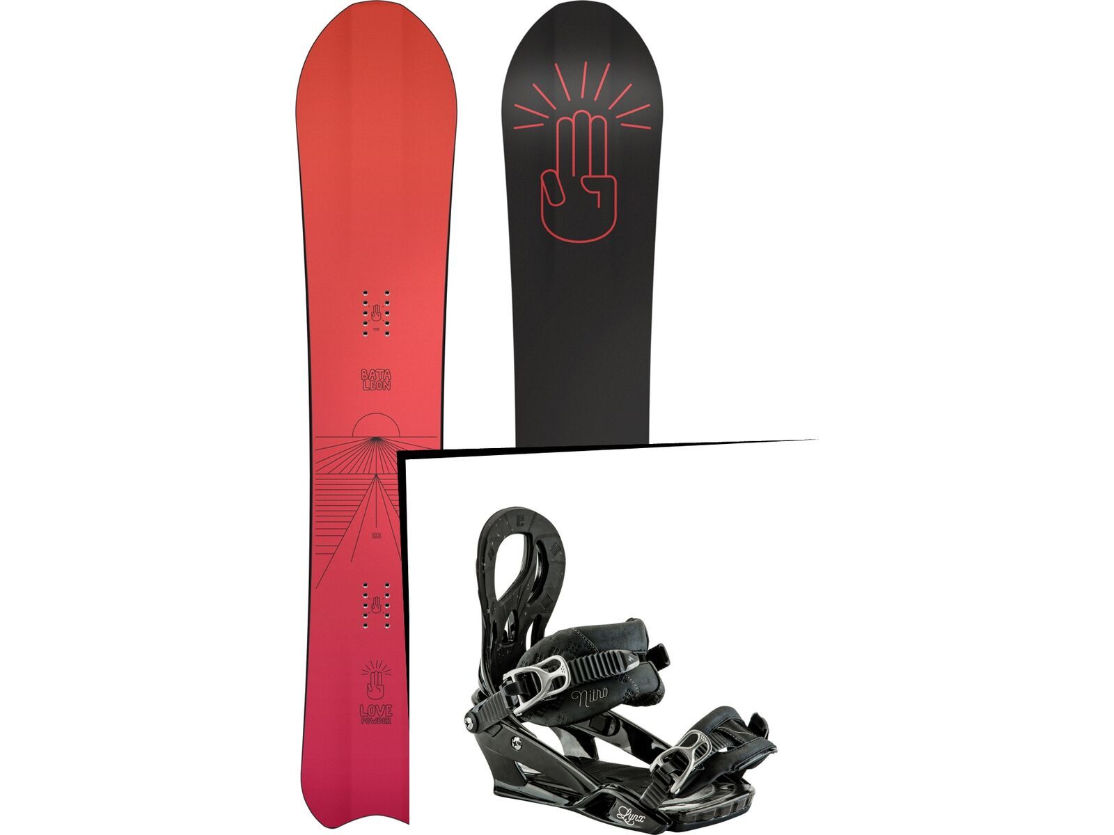 Set: Bataleon Love Powder 2017 + Nitro Lynx (1691174S) | Bild 1