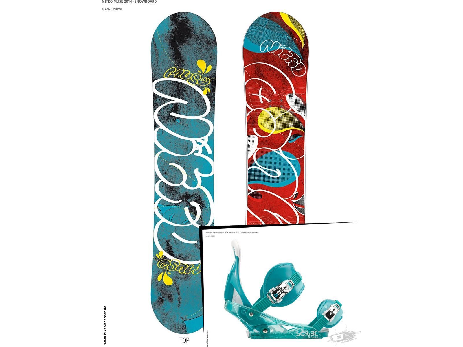 Set: Nitro Muse  + Burton Scribe Smalls (494060S) | Bild 1