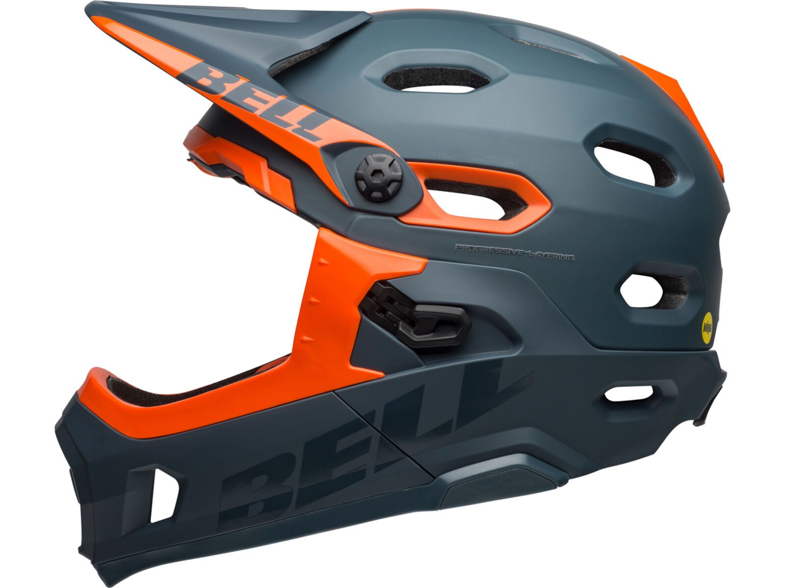 Bell Super DH MIPS, matte/gloss slate/orange | Bild 3