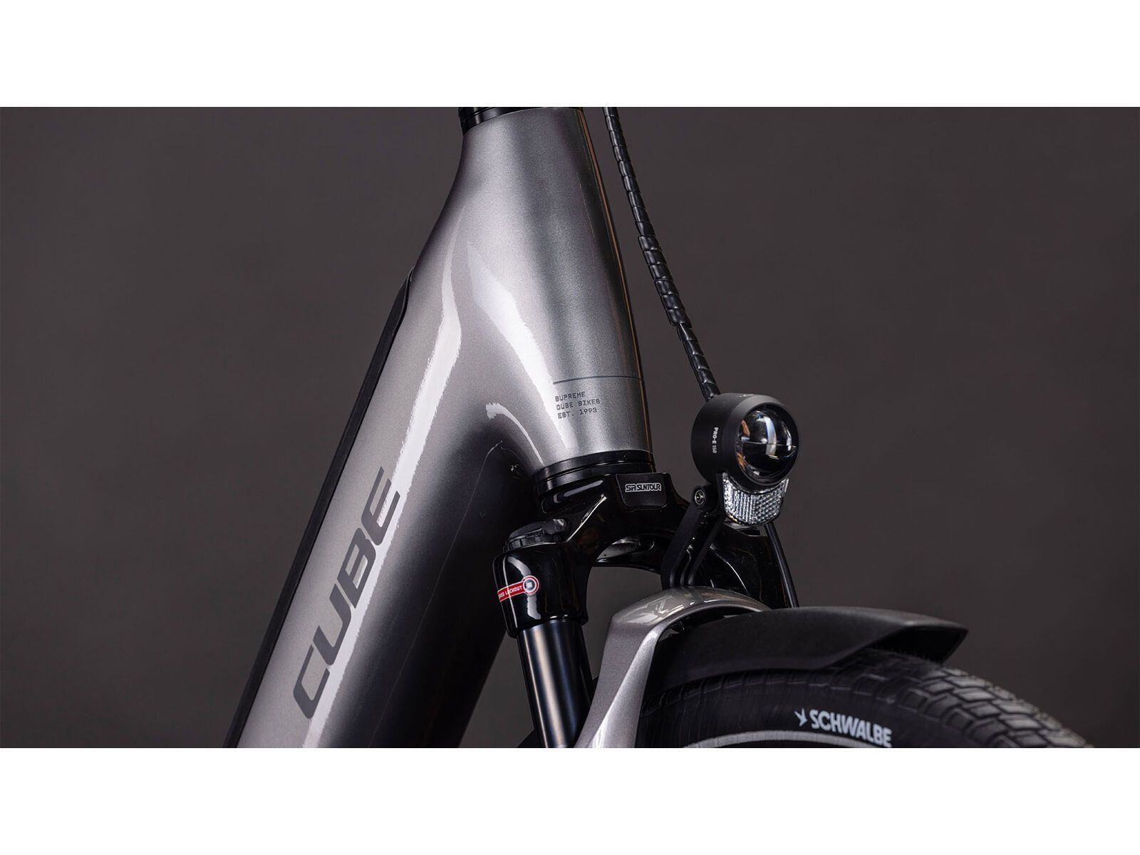 Cube Supreme Hybrid Deluxe Pro 600 Easy Entry 28, quicksilver´n´grey | Bild 7