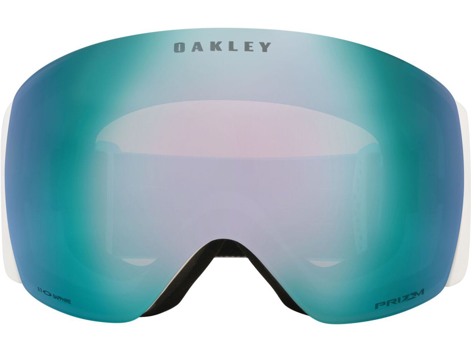 Oakley Flight Deck Pro L, Prizm Snow Sapphire Iridium & Sage Gold / matte white | Bild 3