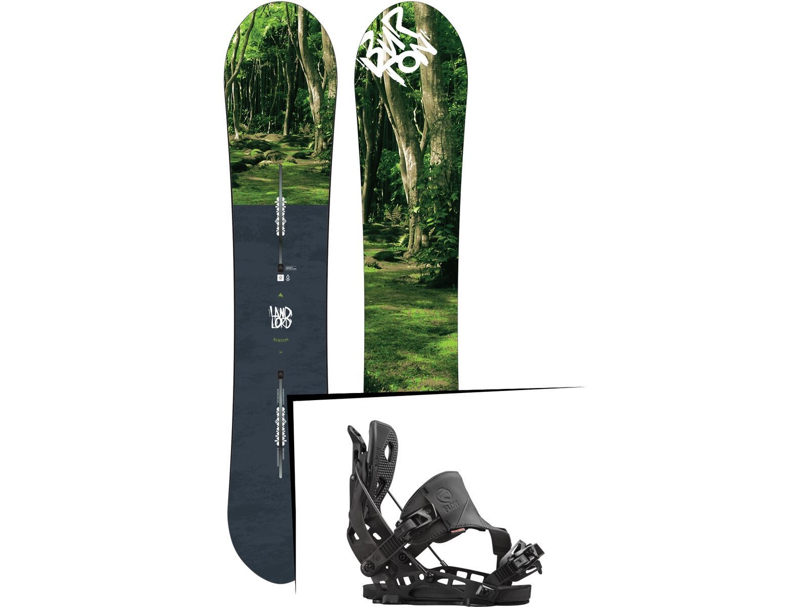 Set: Burton Landlord 2017 + Flow NX2 Hybrid (1513124S) | Bild 1