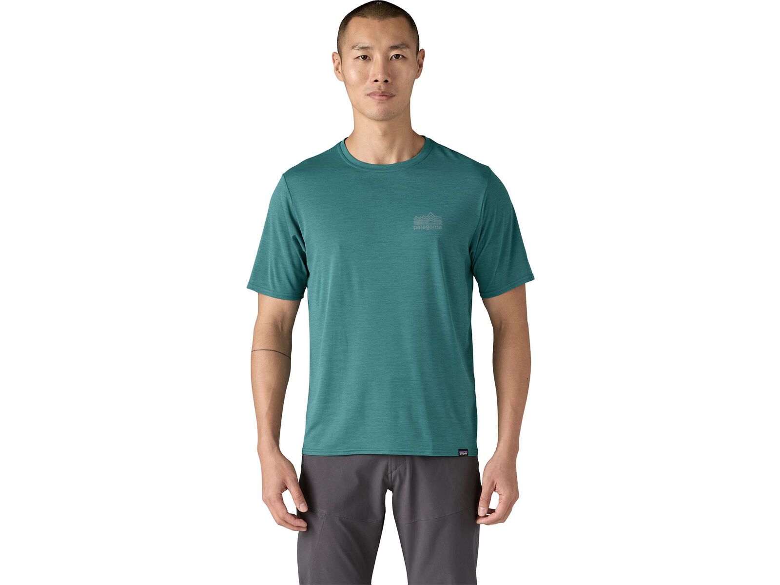 Patagonia Men's Capilene Cool Daily Graphic Shirt Strataspire, wetland blue x-dye | Bild 3