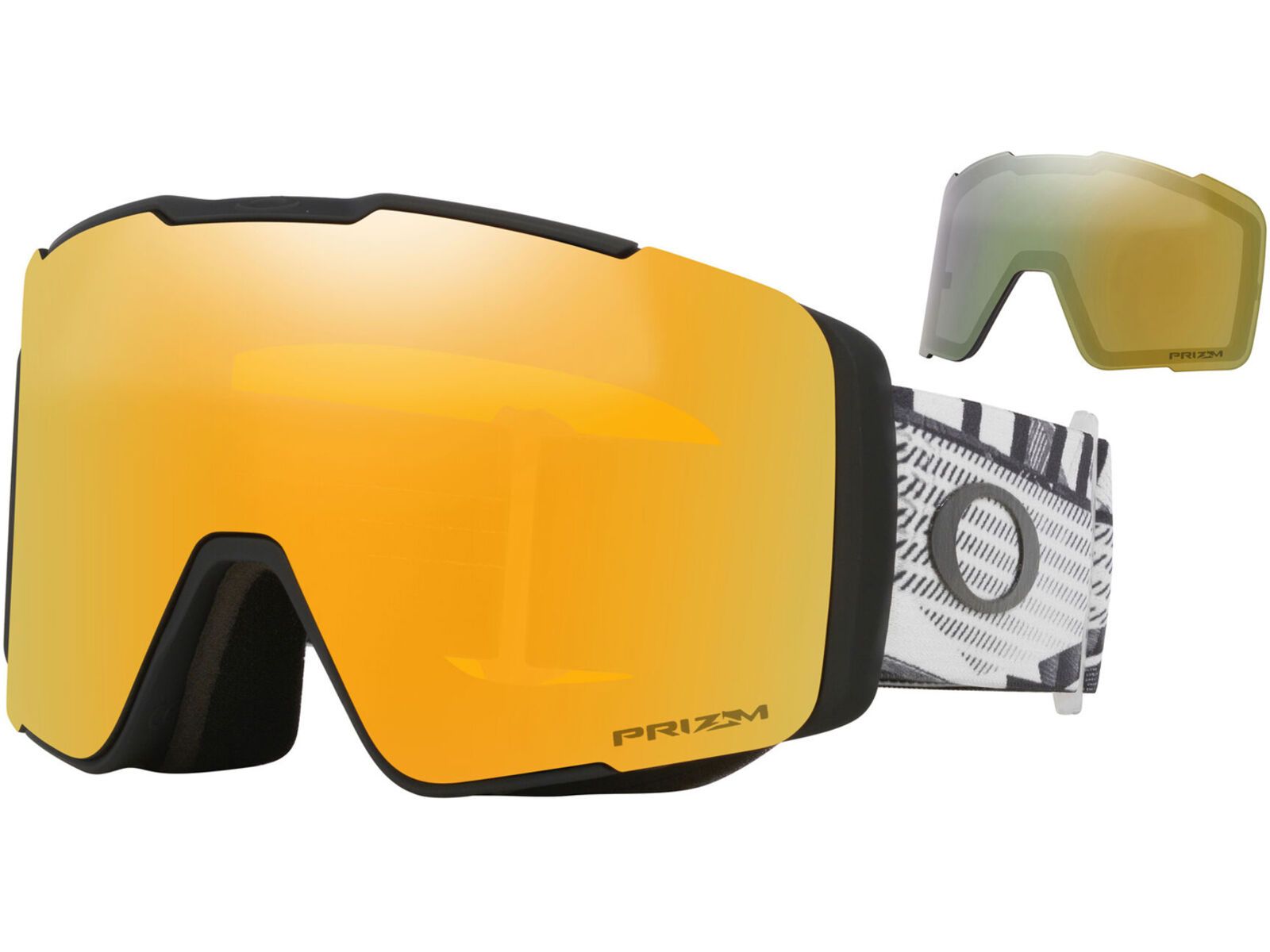 Oakley Line Miner Pro L, Prizm Snow 24K Iridium & Sage Gold / black forge | Bild 1