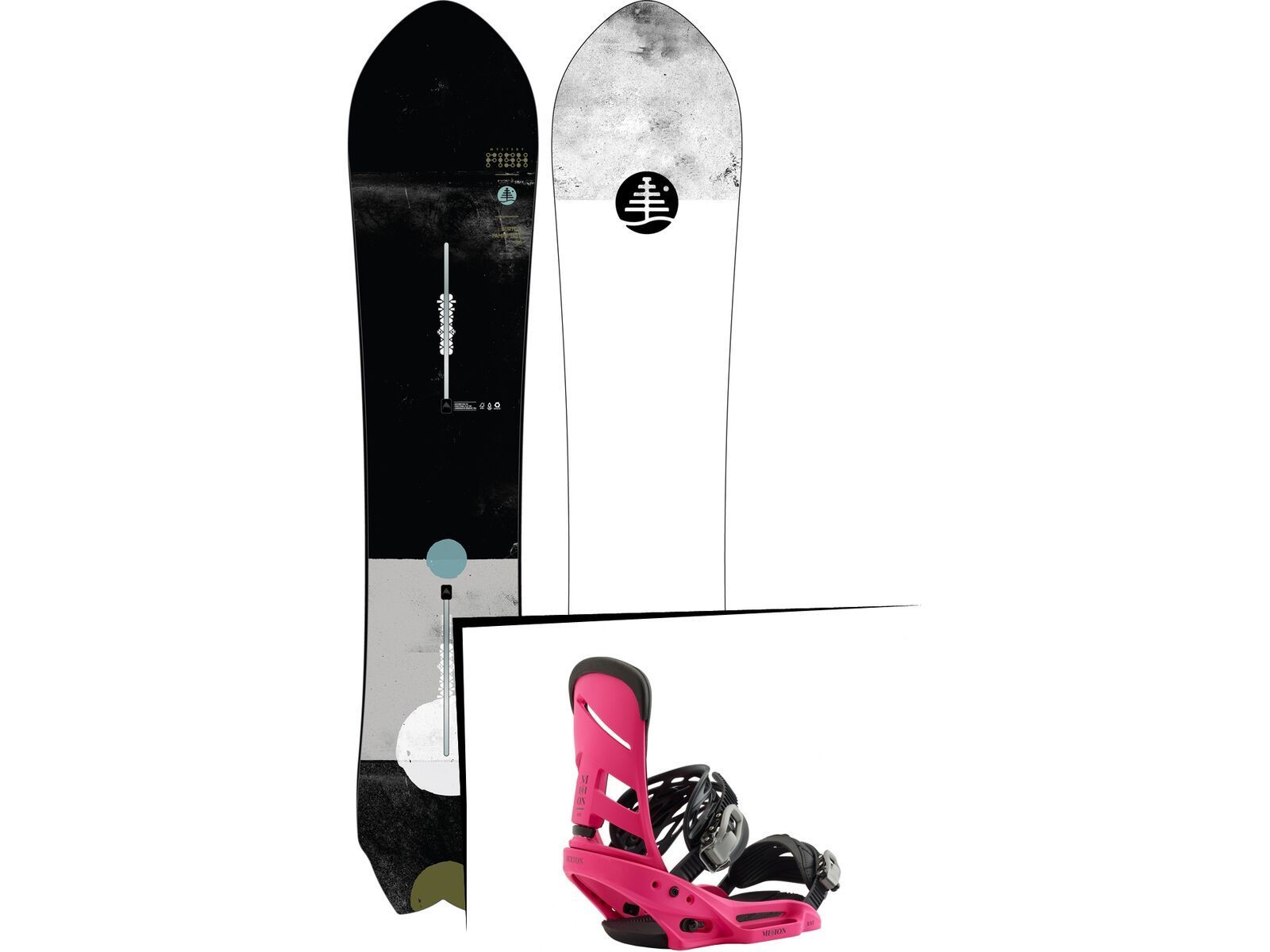 Set: Burton Family Tree Mystery Fish 2019 + Burton Mission EST pink | Bild 1