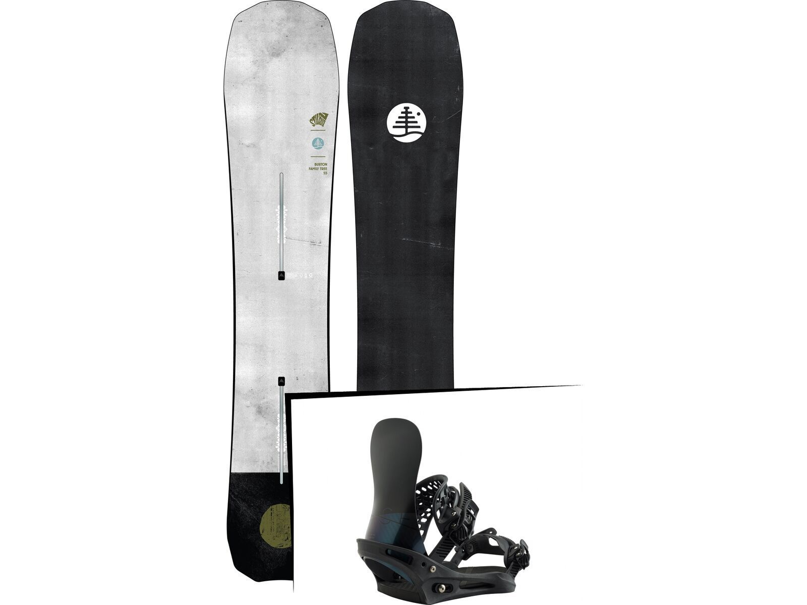 Set: Burton Family Tree Stun Gun 2019 + Burton X-Base black matte | Bild 1