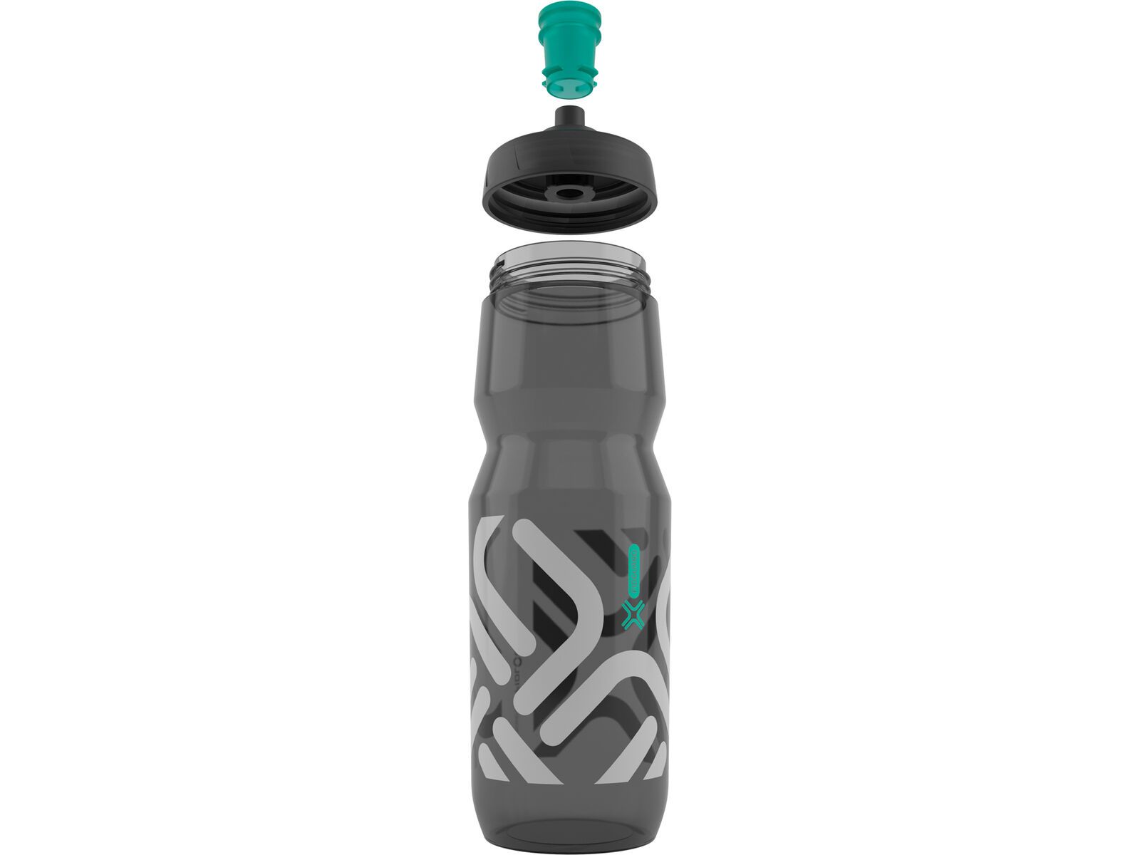 Fidlock Fidguard Bottle 750 Antibacterial, transparent black/grey | Bild 3