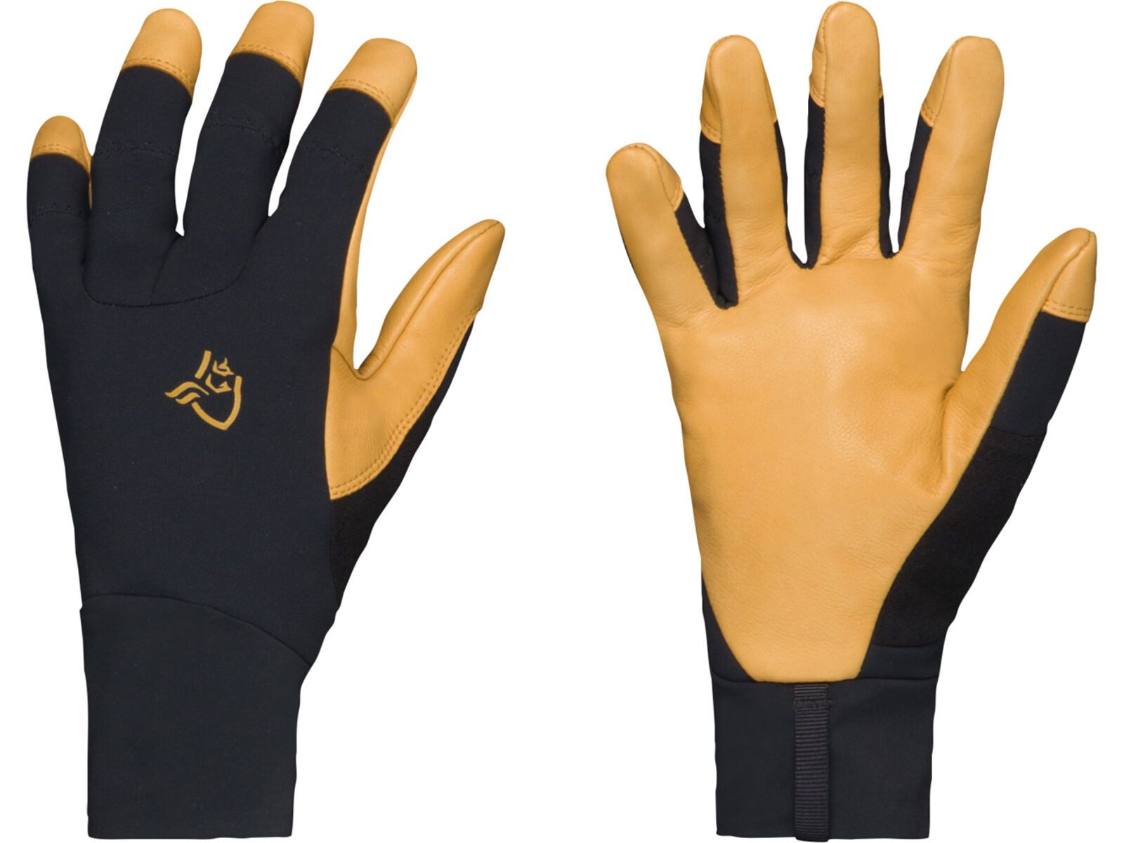 Norrona lyngen Gore-Tex Infinium Leather Gloves, caviar | Bild 1