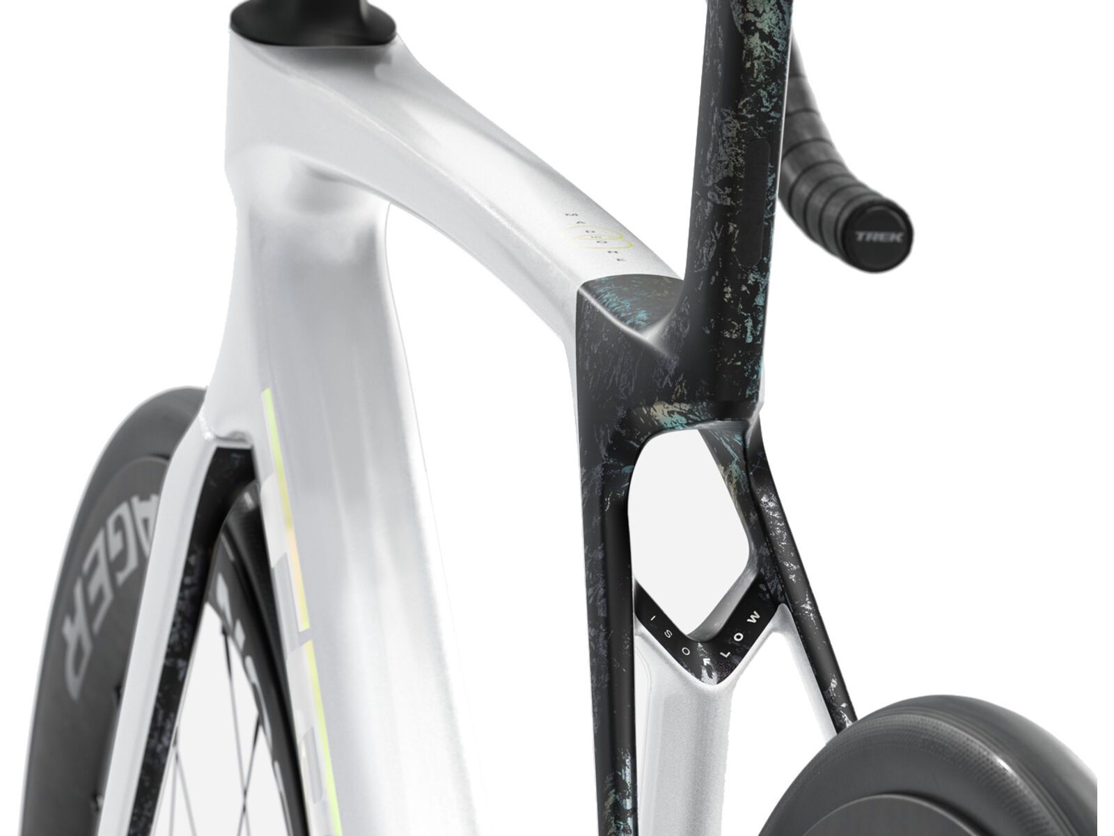 Trek Madone SL 7 Gen 8, gloss crystal white/matte deep smoke | Bild 4