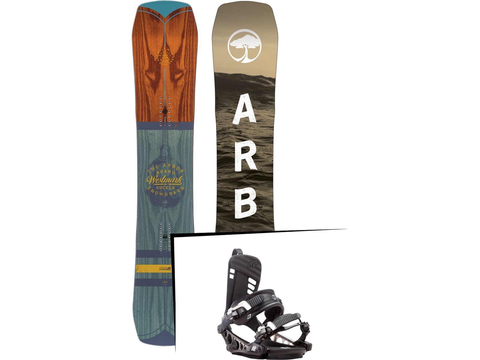 Set: Arbor Westmark Rocker 2017 + K2 Cinch CTX (1728771S) | Bild 1