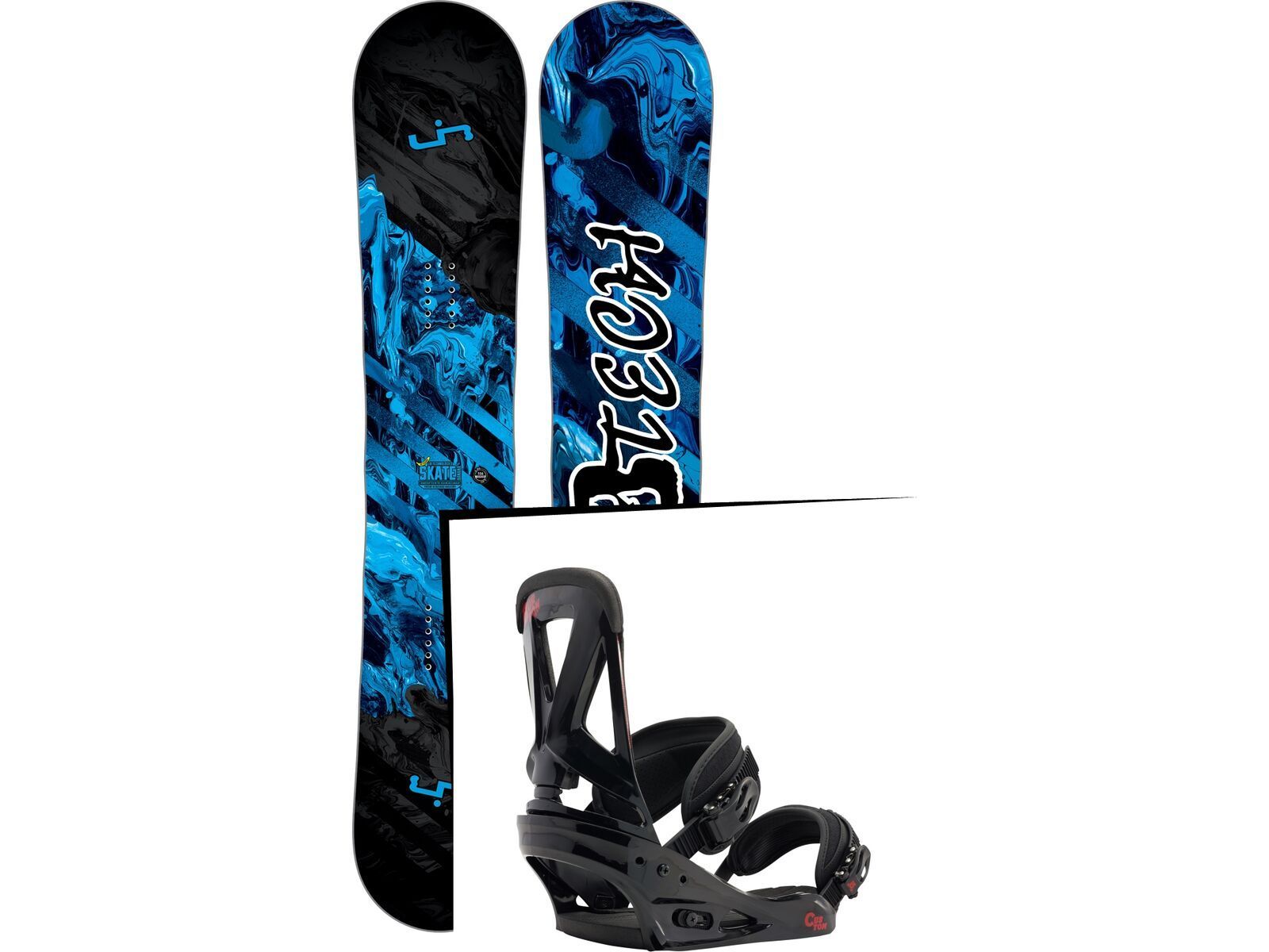 Set: Lib Tech Sk8 Banana 2017 + Burton Custom (1464181S) | Bild 1