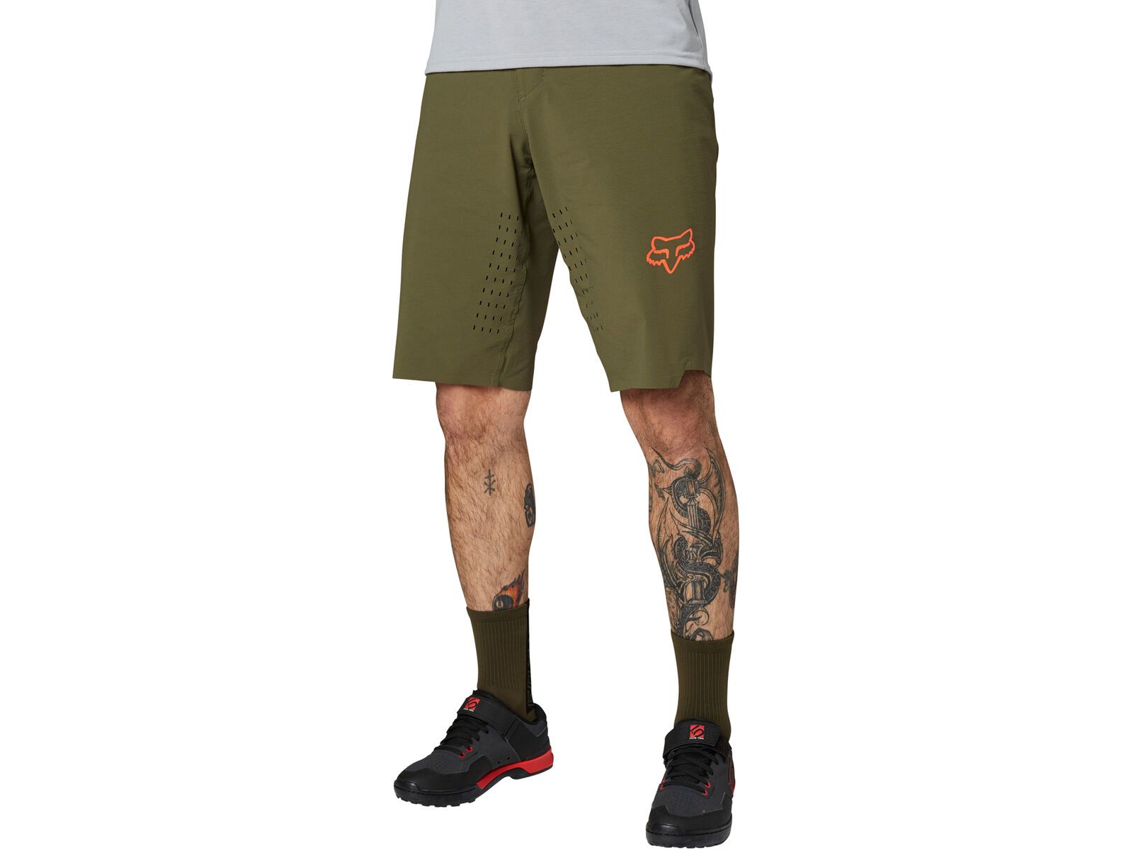 Fox Flexair Short No Liner, olive green | Bild 3