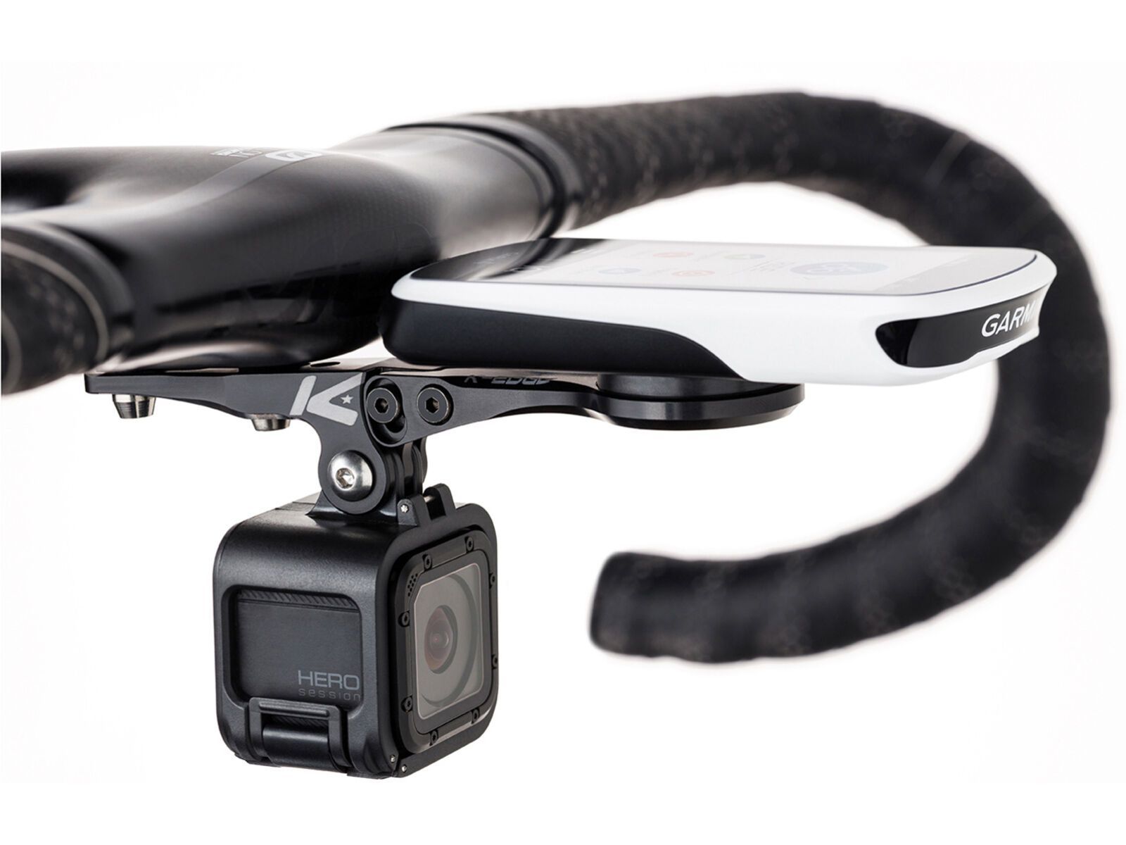 K-Edge Integrated Handlebar System (IHS) Mount Garmin Combo, black | Bild 4
