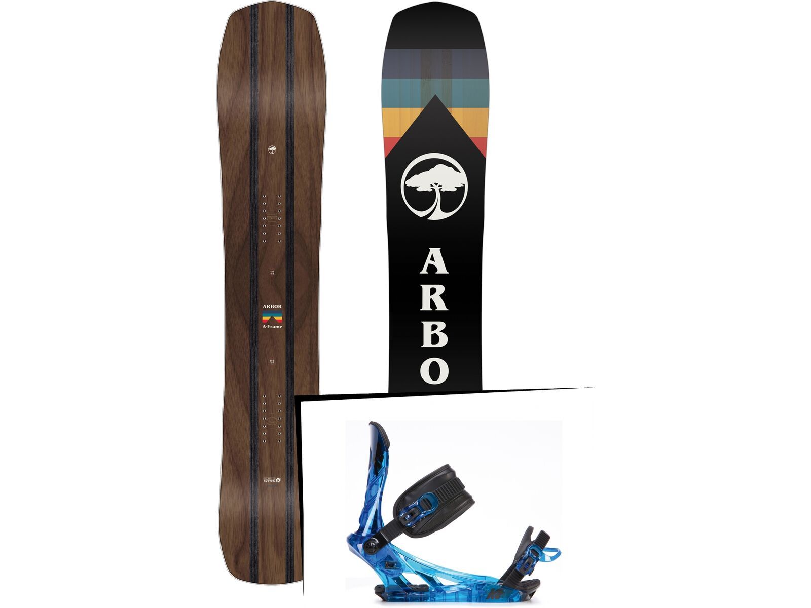 Set: Arbor A-Frame 2019 + K2 Sonic blue | Bild 1
