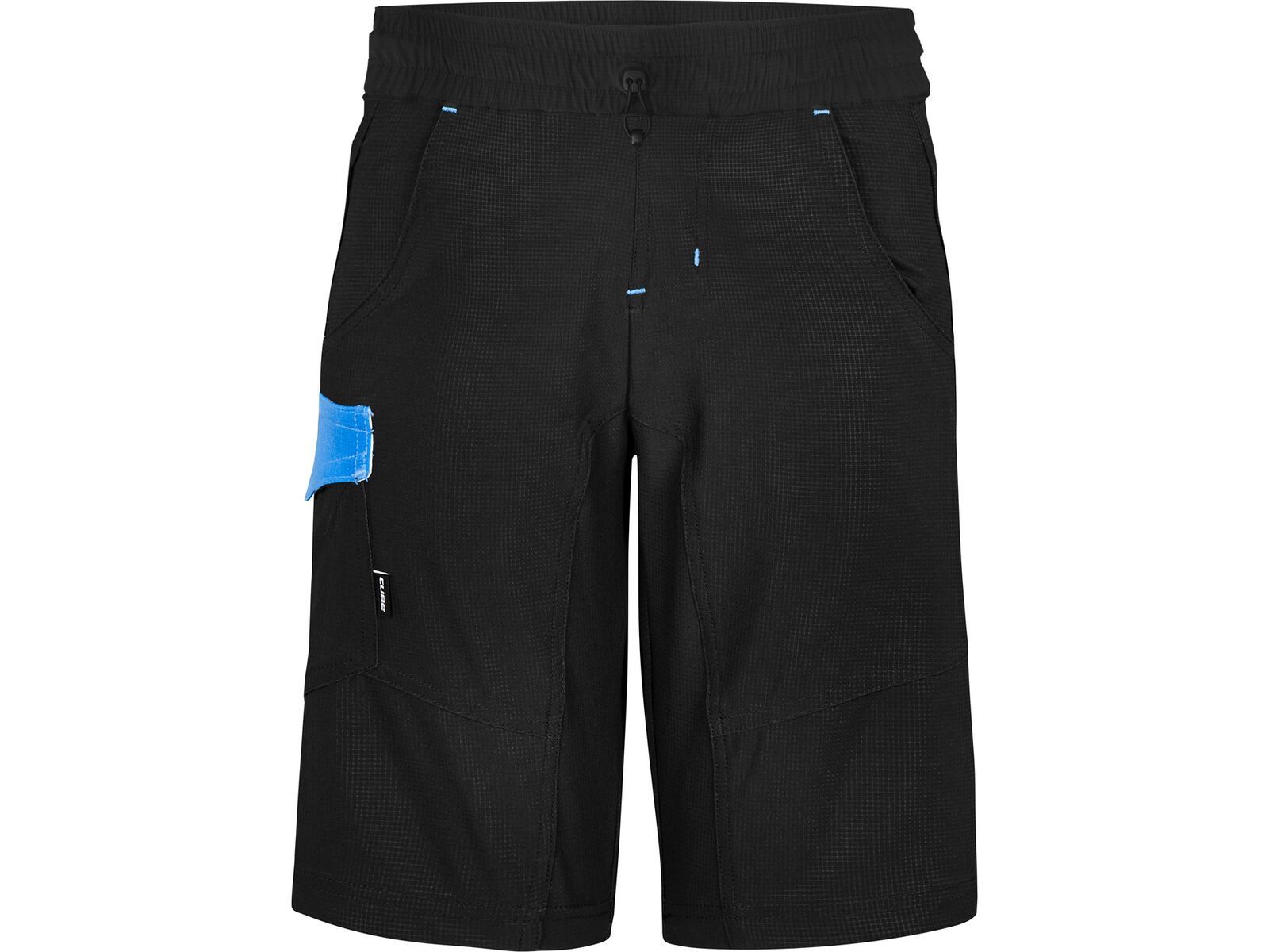 Cube Junior Baggy Shorts inkl. Innenhose, black | Bild 1