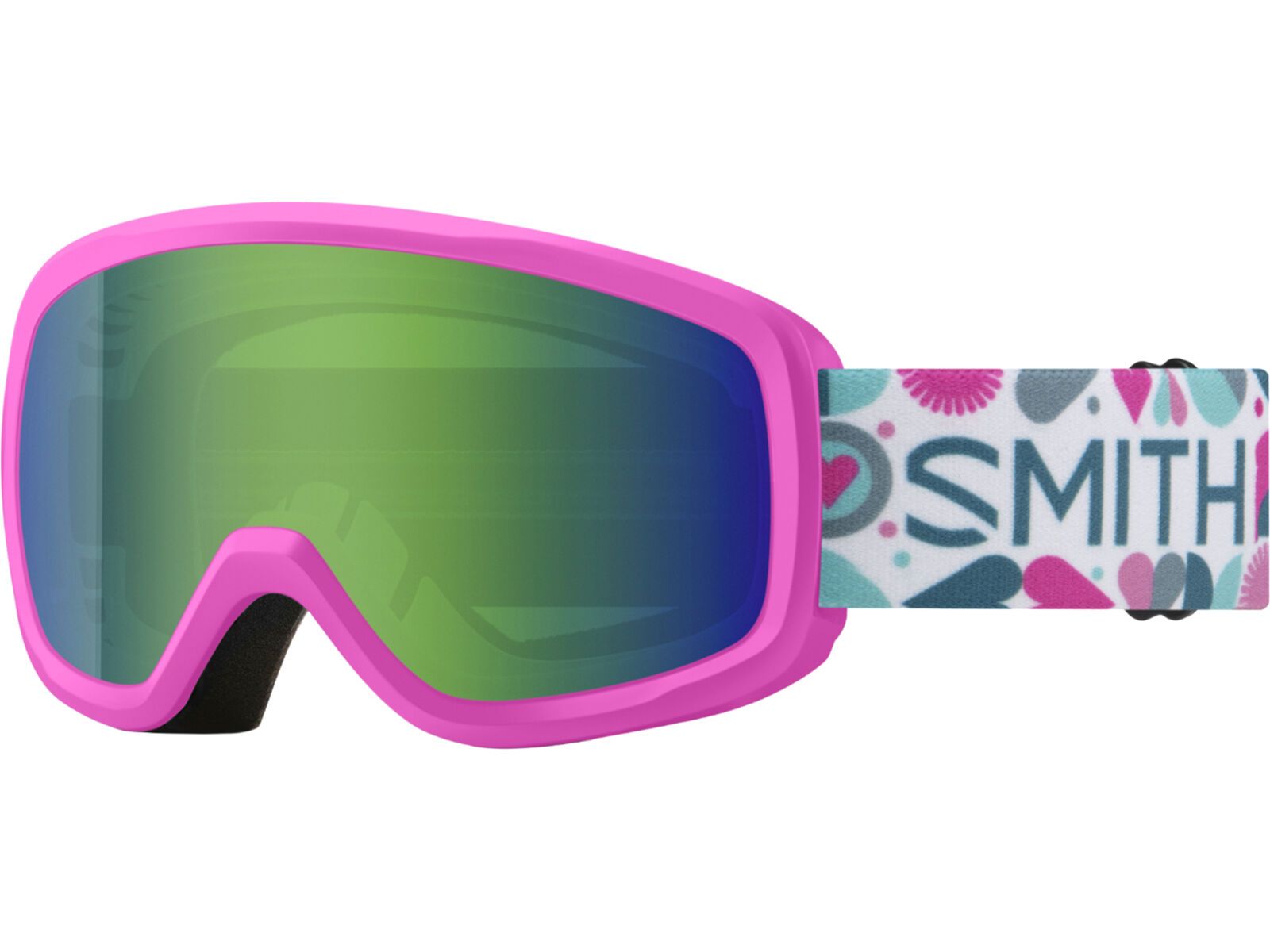 Smith Snowday, Green Sol-X Mirror / vivid pink hearts | Bild 1