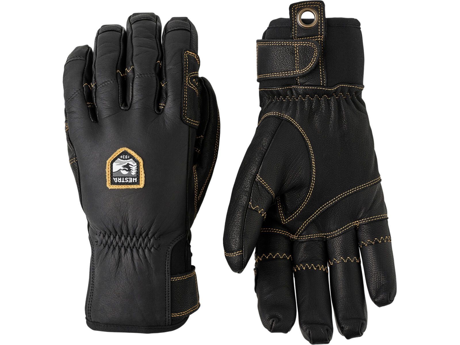 Hestra Ergo Grip Incline 5 Finger, black/black | Bild 1