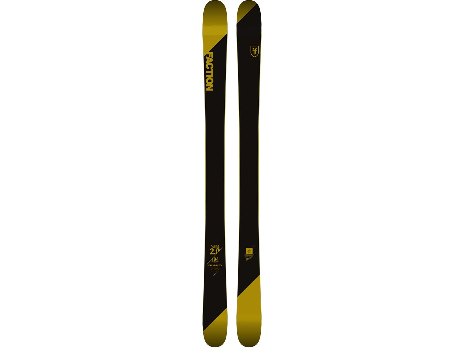 Set: Faction Candide 2.0 2018 + Salomon Warden MNC 13 black/grey | Bild 2