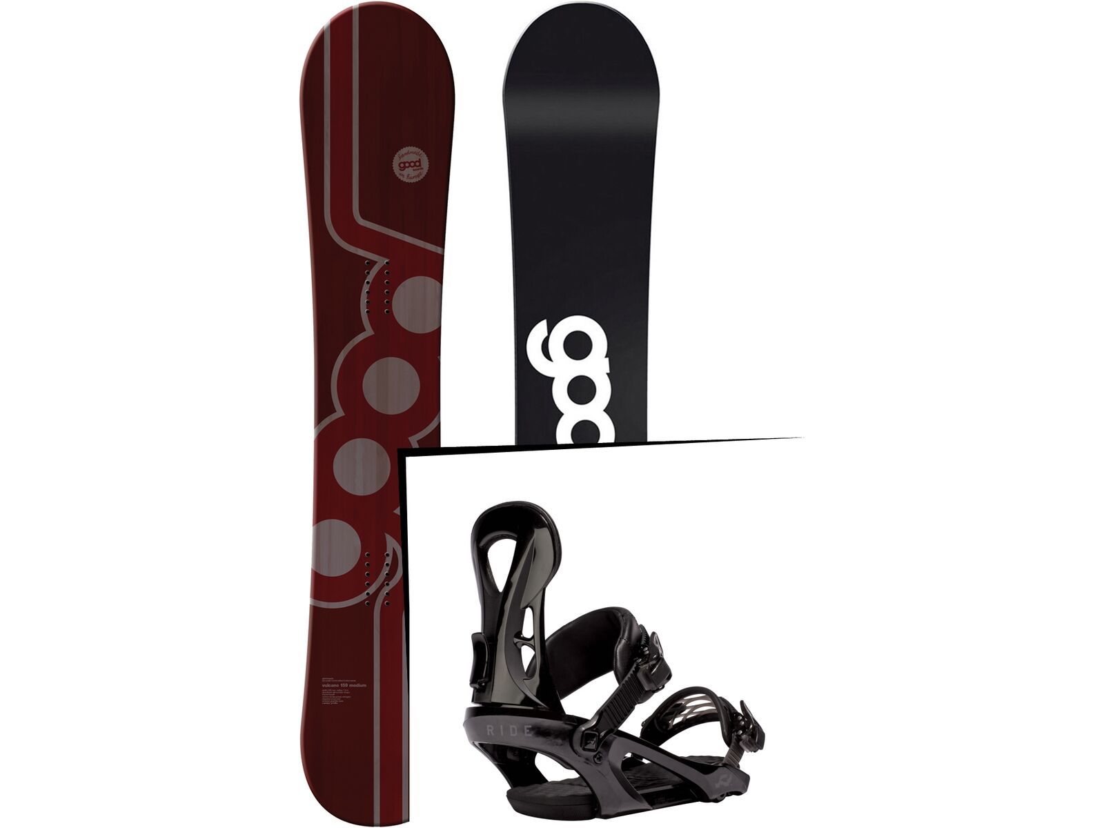 Set: goodboards Vulcano 2017 + Ride LX (1487191S) | Bild 1
