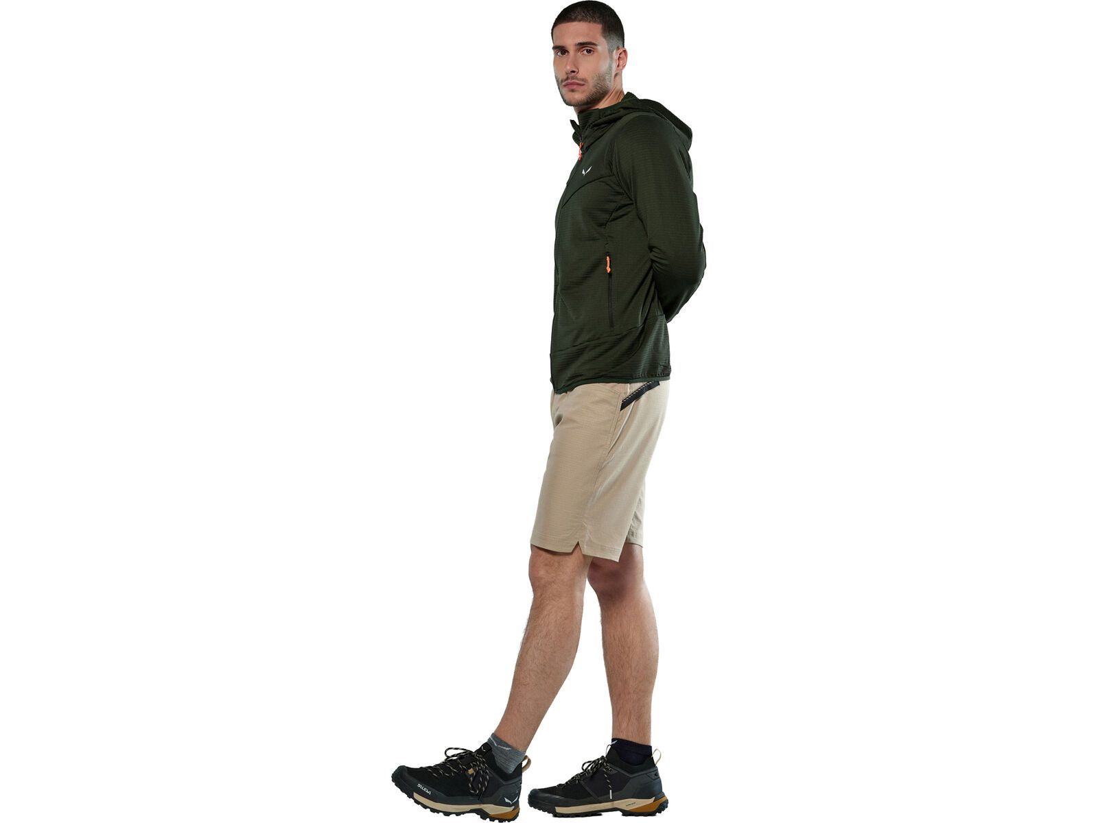 Salewa Puez Altavia Polarlite Kapuzenjacke Herren, dark olive | Bild 4